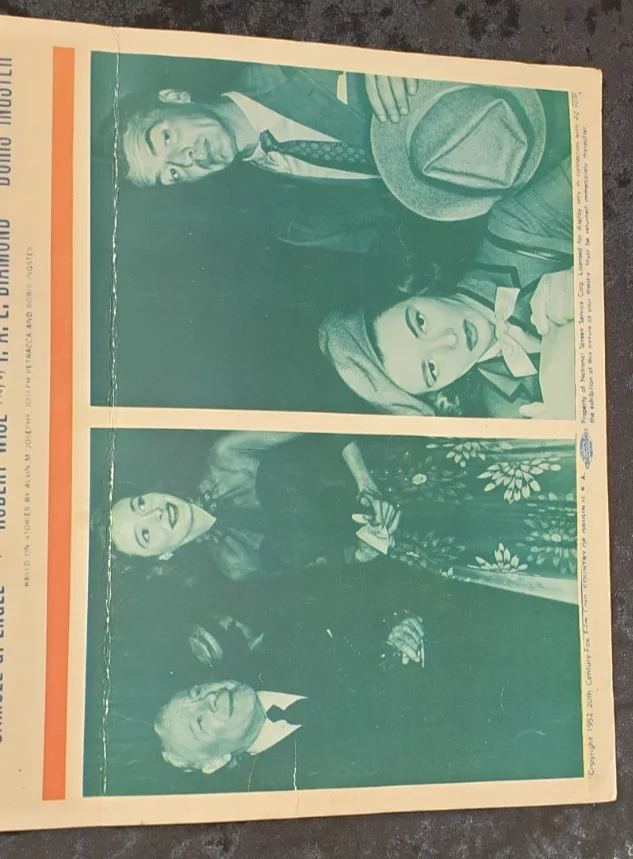 Original “Something for the Birds” Poster 14×36 Folded Card Vintage 1952, image 3