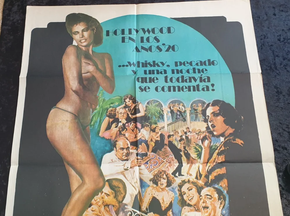 Original Spanish “The Wild Party” 1975 Poster 44×29 – Raquel Welch, James Coco, image 2