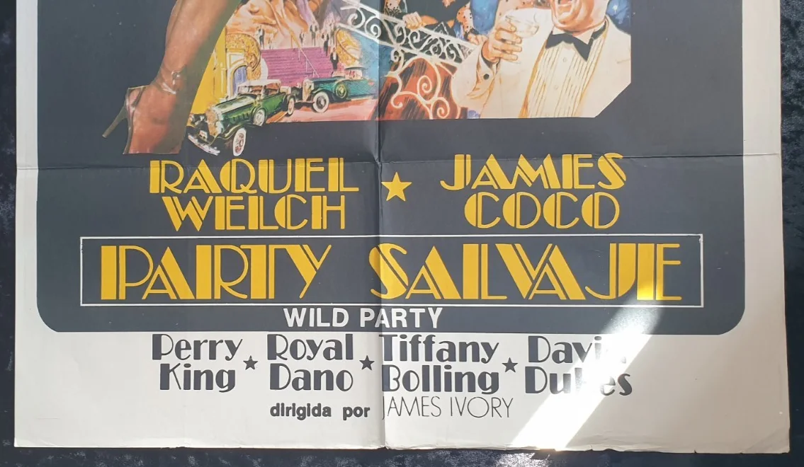 Original Spanish “The Wild Party” 1975 Poster 44×29 – Raquel Welch, James Coco, image 3