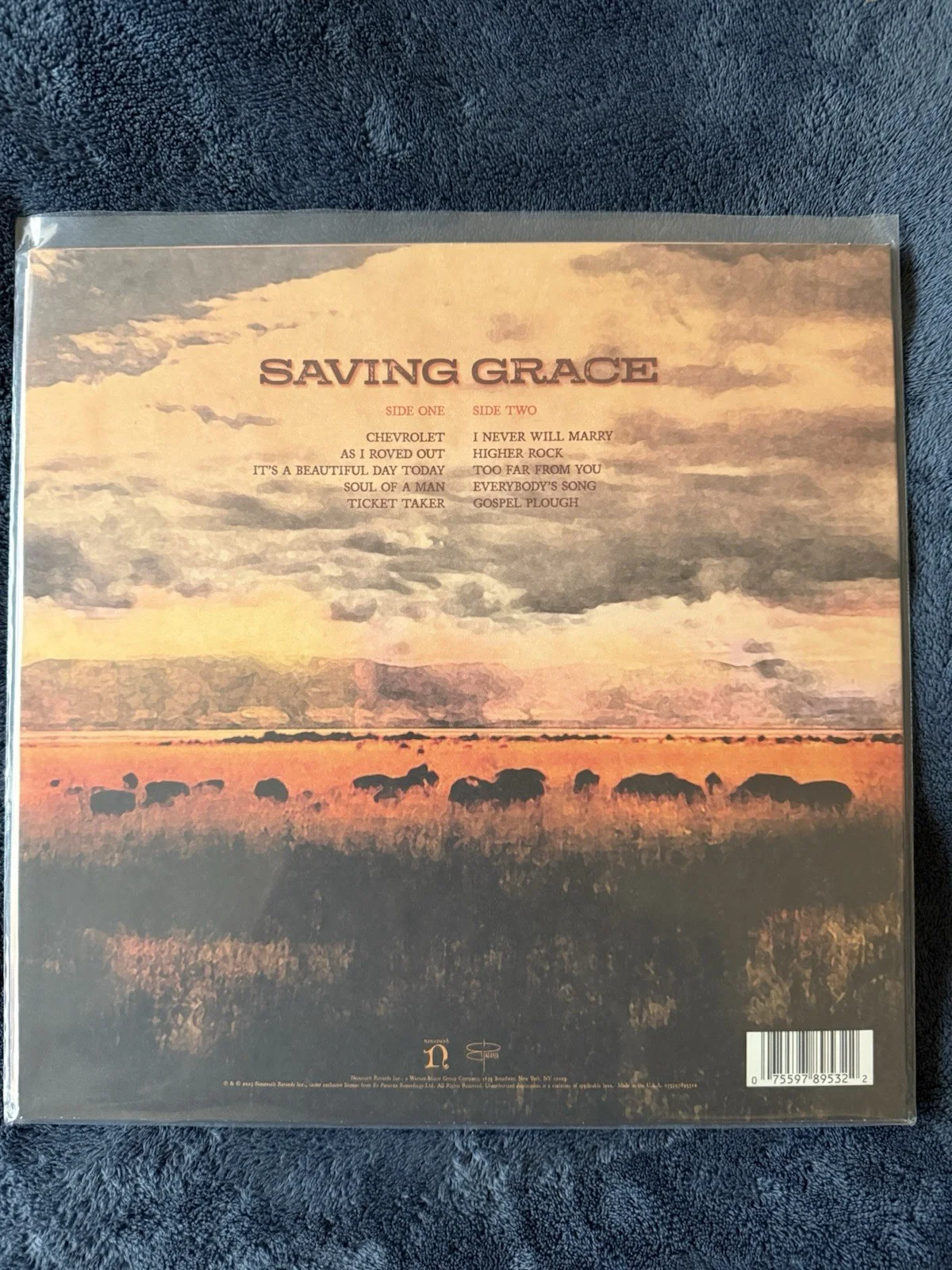 Robert Plant Saving Grace Vinyl SIGNED COVER - Led Zeppelin, image 2