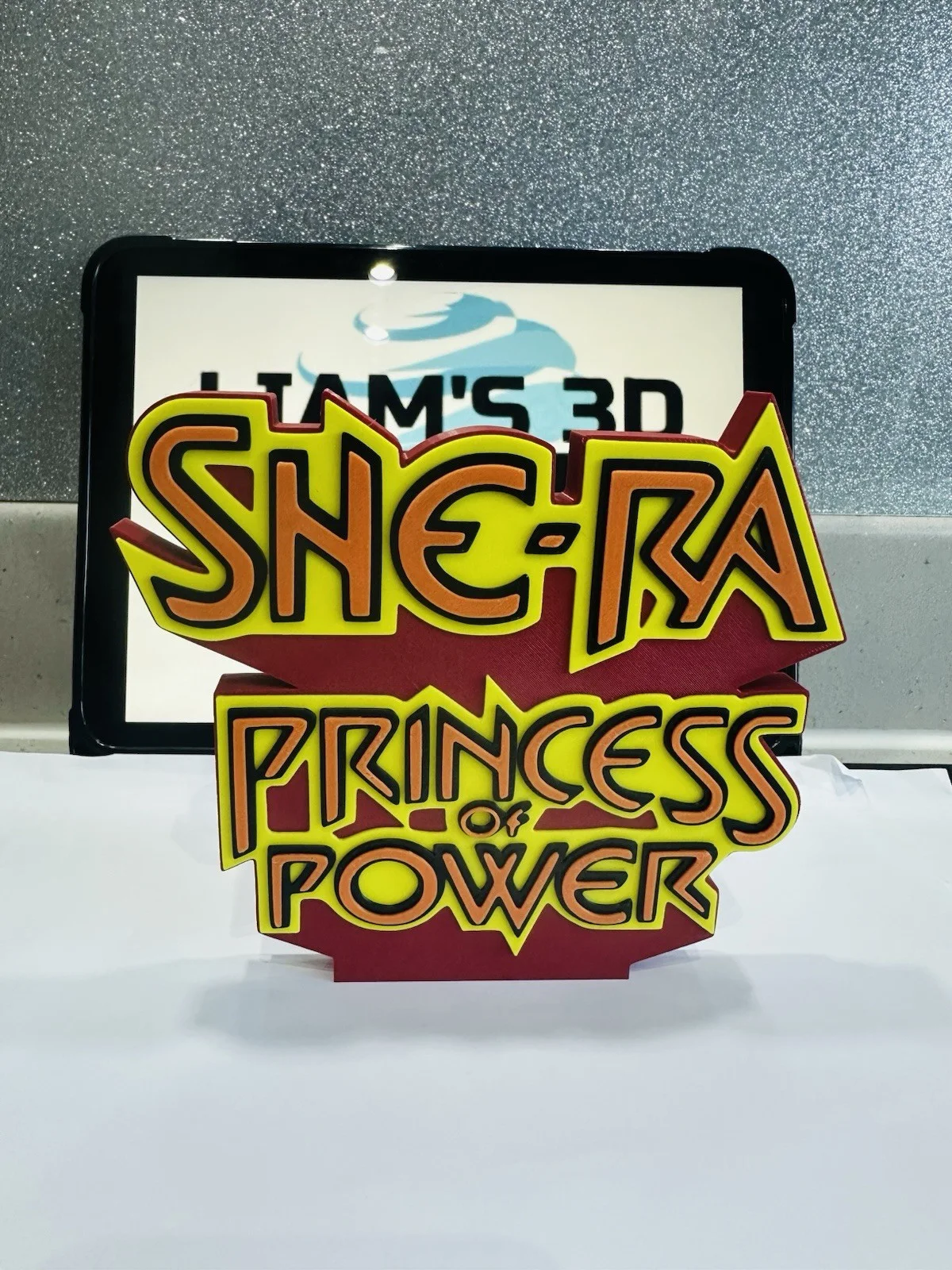 Decorative she-ra SHE RA Princess of power self standing logo Sign Display, image 2