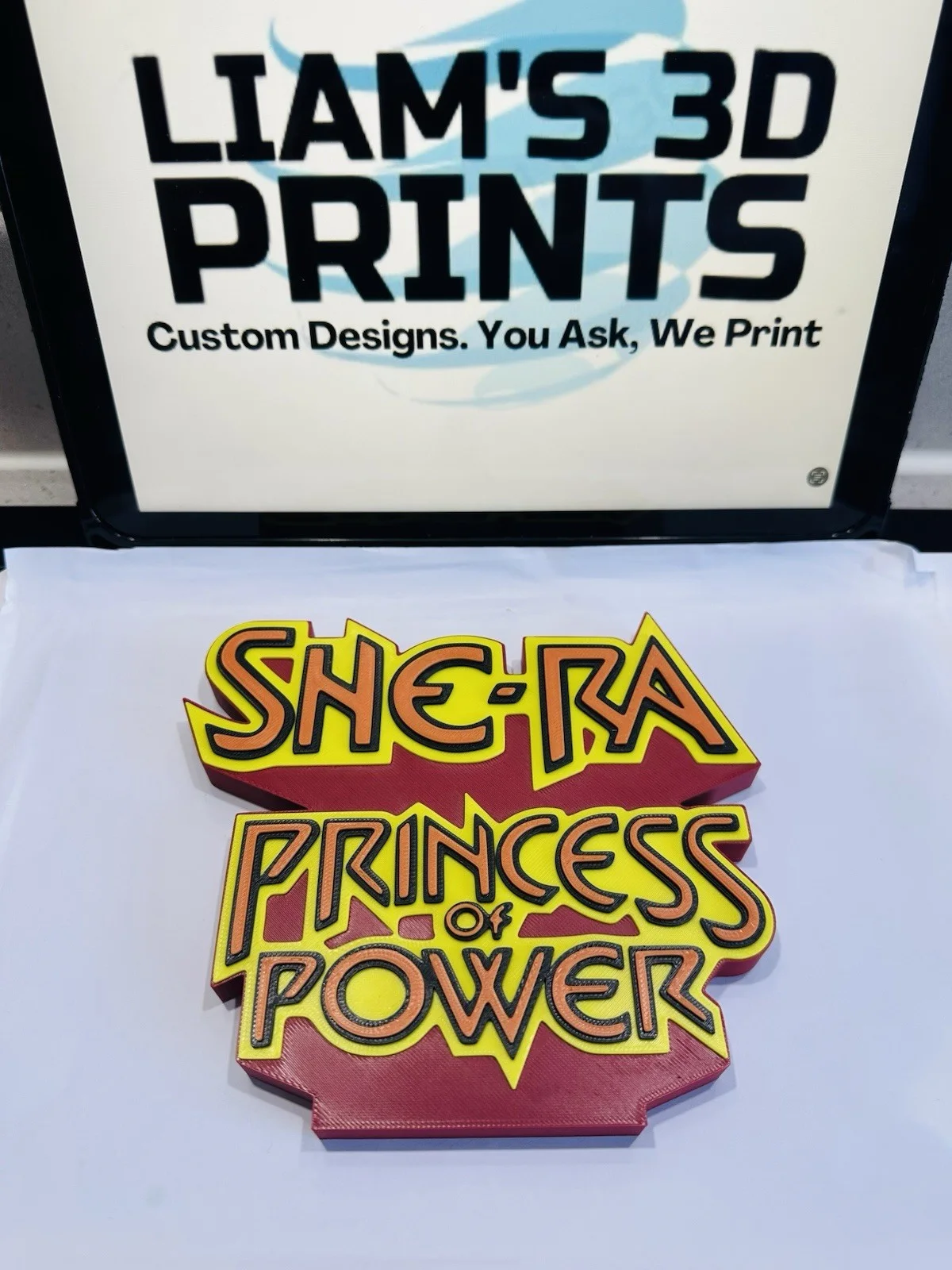 Decorative she-ra SHE RA Princess of power self standing logo Sign Display, image 4