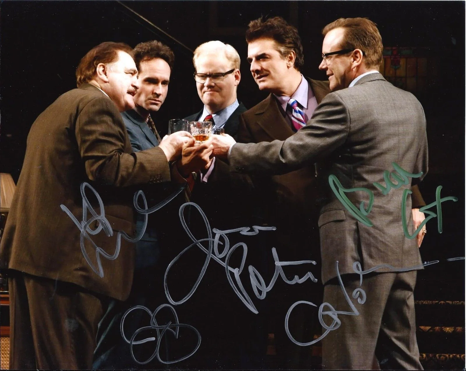 Koefer Sutherland, Chris Noth, Brian Cox, Jason Patric — Kiefer Sutherland, Chris Noth, Jason Patric, Jim Gaffigan Brian Cox signed Photo