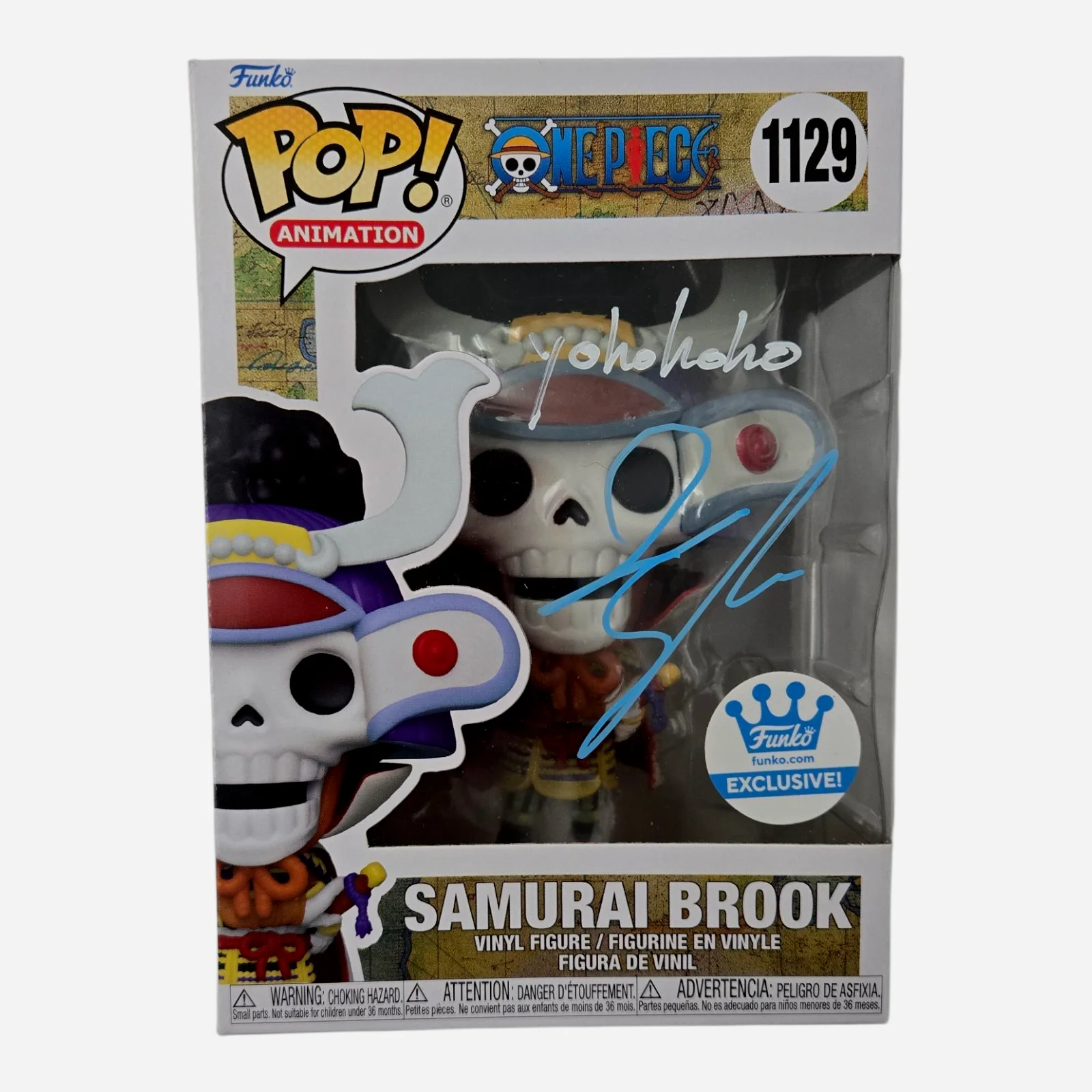 Ian Sinclair — Samurai Brook Signed Funko One Piece Pop Ian Sinclair Autograph JSA COA 259