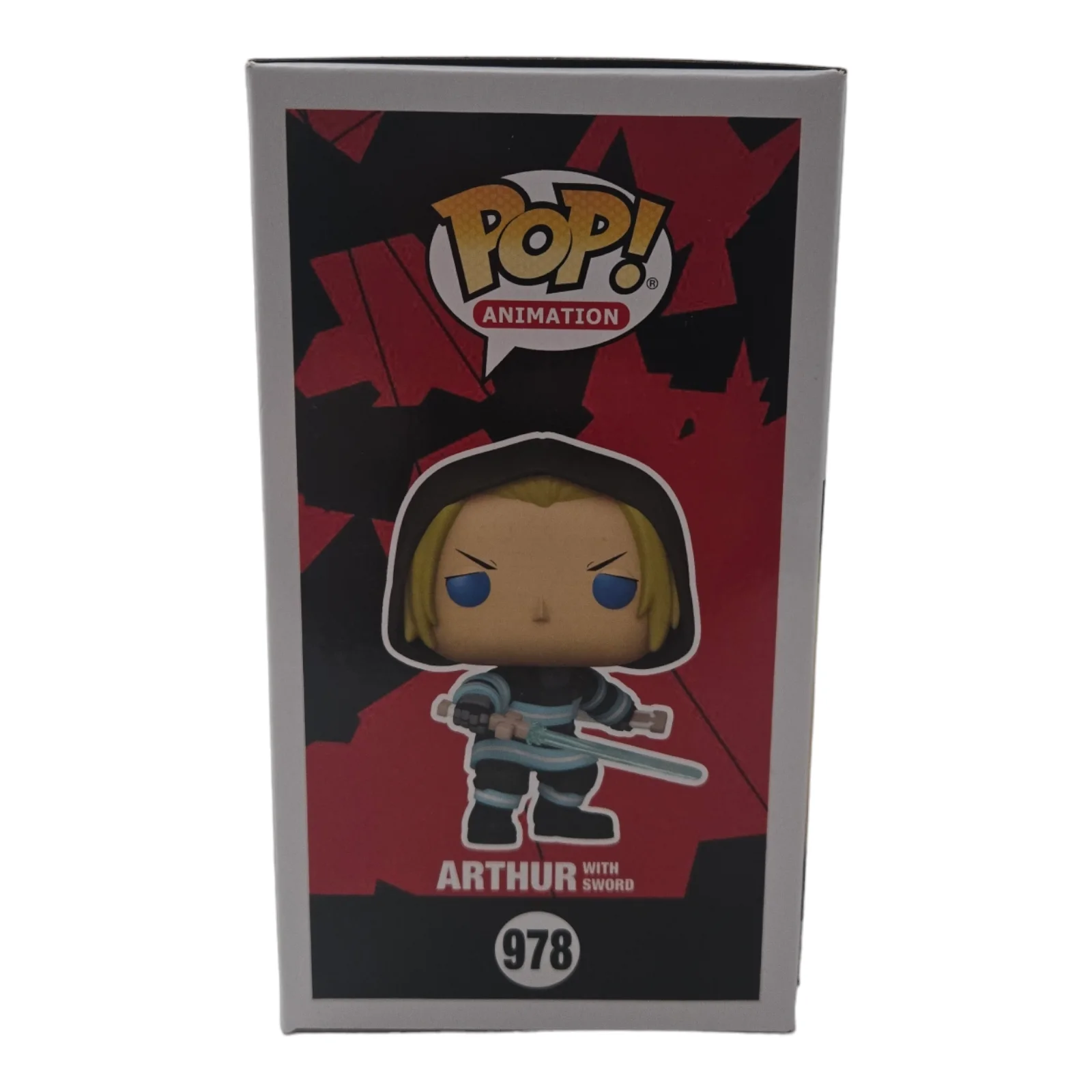 Eric Vale — Eric Vale Signed Funko Pop Arthur Fire Force Autograph Anime Manga JSA COA 615, image 4