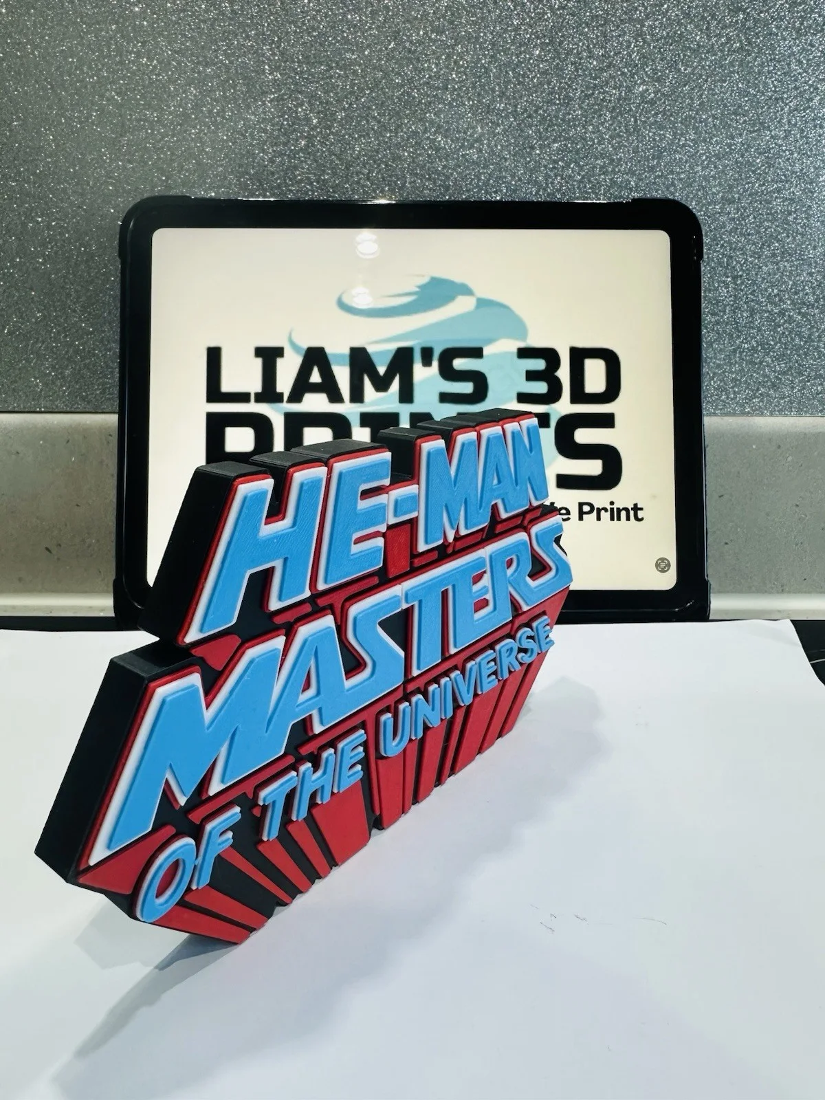 Decorative He Man HE-MAN Master Of The Universe logo Sign Display, изображение 3