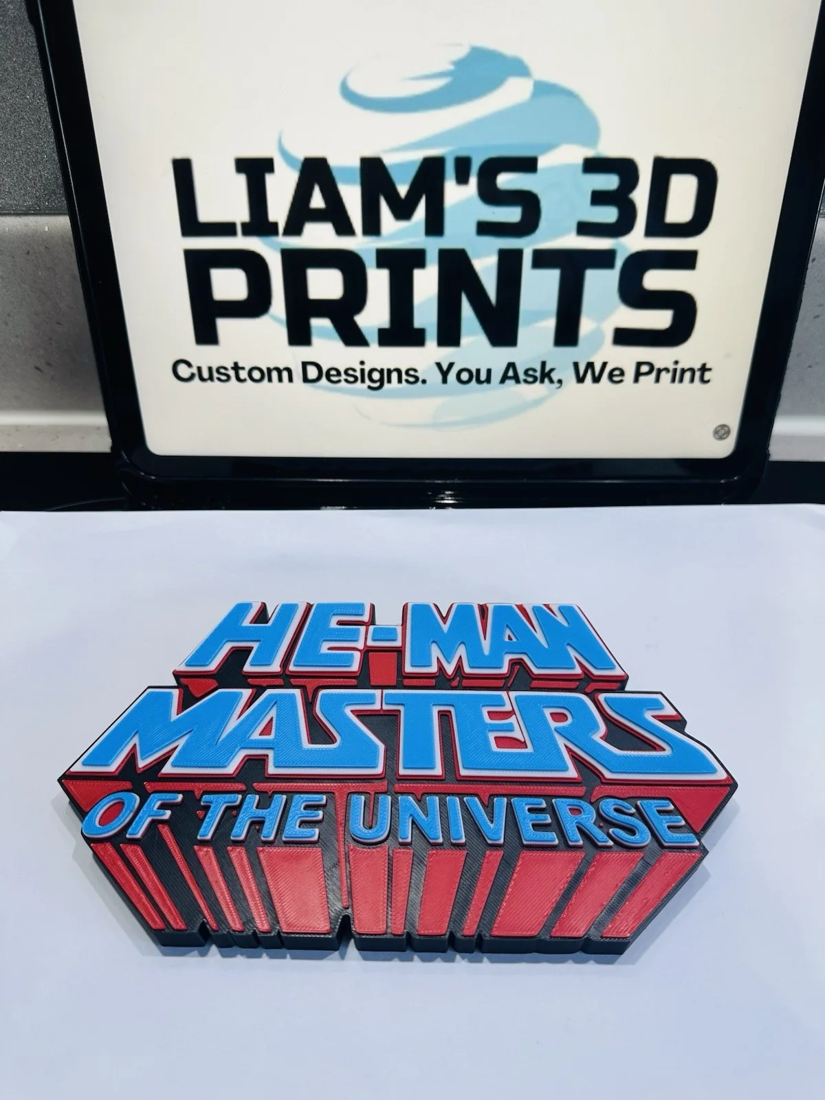 Decorative He Man HE-MAN Master Of The Universe logo Sign Display, изображение 4