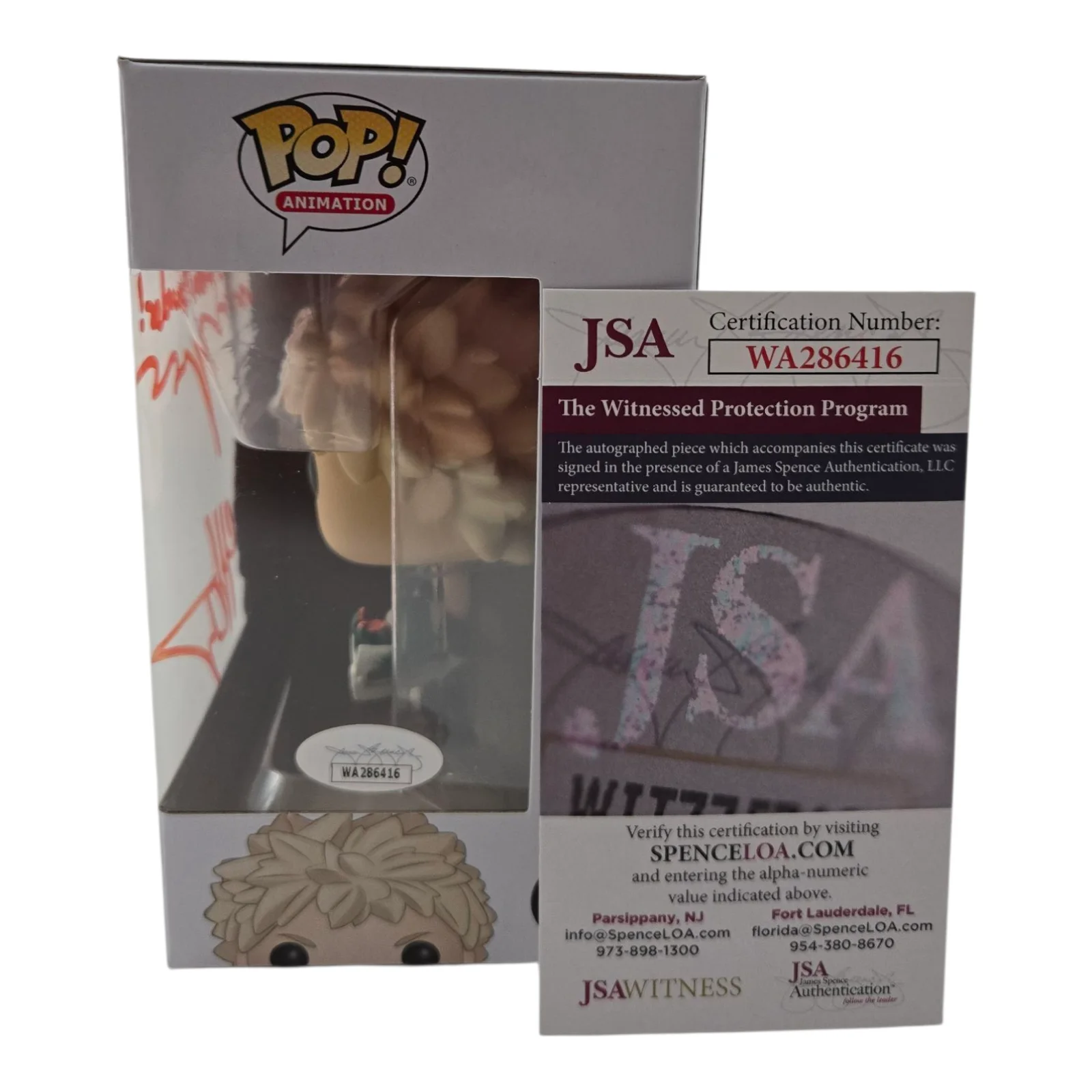 CLIFFORD CHAPIN — Clifford Chapin Signed Funko Katsuki Bakugo My Hero Academia Autograph JSA COA 6, image 2