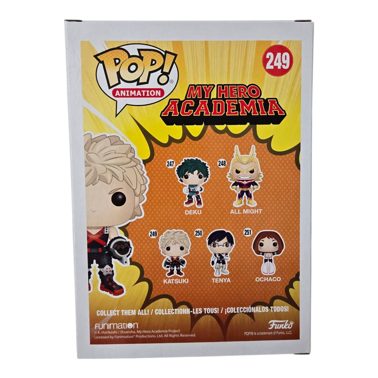 CLIFFORD CHAPIN — Clifford Chapin Signed Funko Katsuki Bakugo My Hero Academia Autograph JSA COA 6, image 3