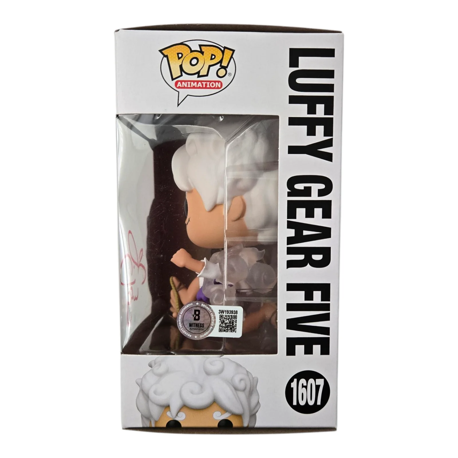 Colleen Clinkenbeard — One Piece Luffy Signed Funko Colleen Clinkenbeard Five Autograph Beckett COA 38, изображение 2