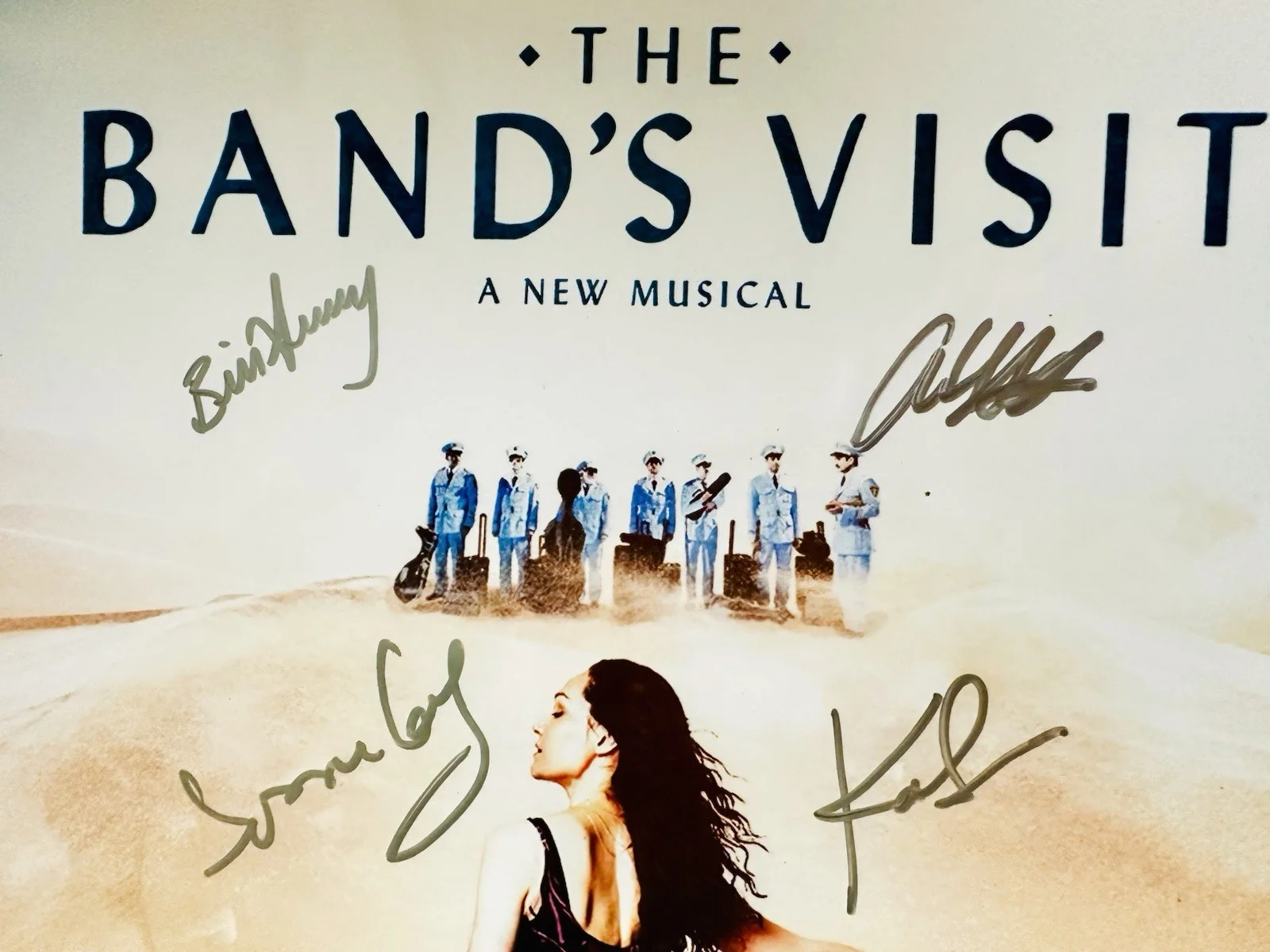 Actor — Sasson Gabay, Ari' el Stachel & Cast signed The Band's Visit 8x10 Photo. Proof, изображение 2