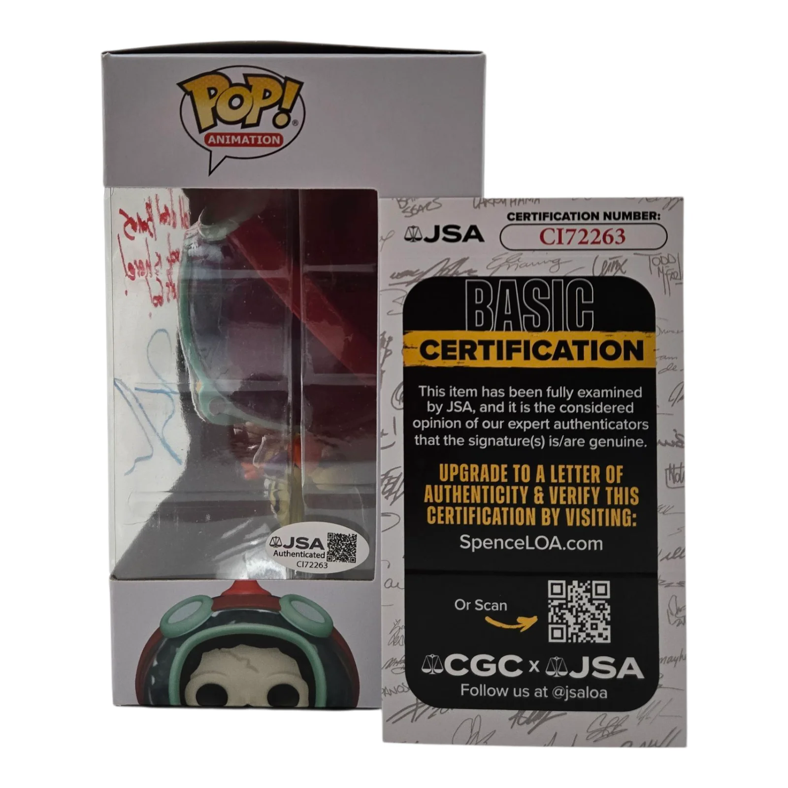 Ian Sinclair — Brook Egghead Signed Funko One Piece Pop Ian Sinclair Autograph JSA COA 263, image 2