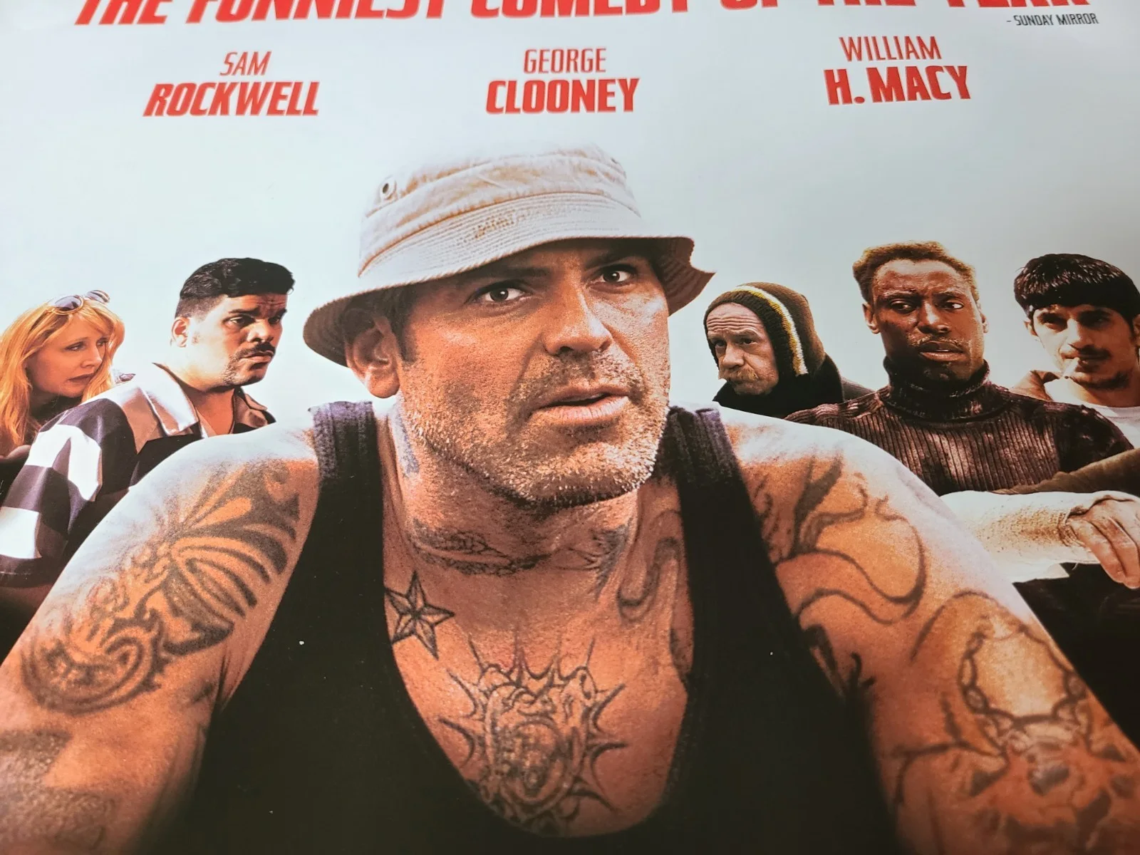 WELCOME TO COLLINWOOD GEORGE CLOONEY ORIGINAL MINT 2002 MOVIE POSTER 23 yrs old, изображение 2