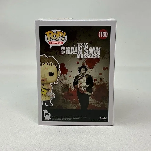 Mark Burnham Autographed Texas Chainsaw Massacre Leatherface Funko Pop #1150, изображение 4