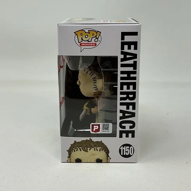 Mark Burnham Autographed Texas Chainsaw Massacre Leatherface Funko Pop #1150, изображение 5