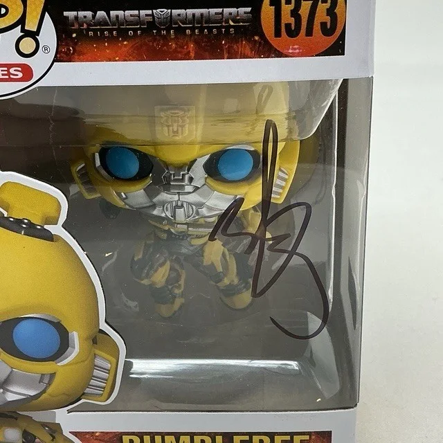 Mark Wahlberg Autographed Transformers Bumblebee Funko Pop #1373 Beckett BAS, image 2