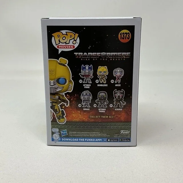 Mark Wahlberg Autographed Transformers Bumblebee Funko Pop #1373 Beckett BAS, image 4