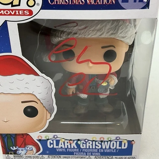 Chevy Chase Autographed National Lampoon’s Christmas Vacation Funko Pop OC, изображение 2
