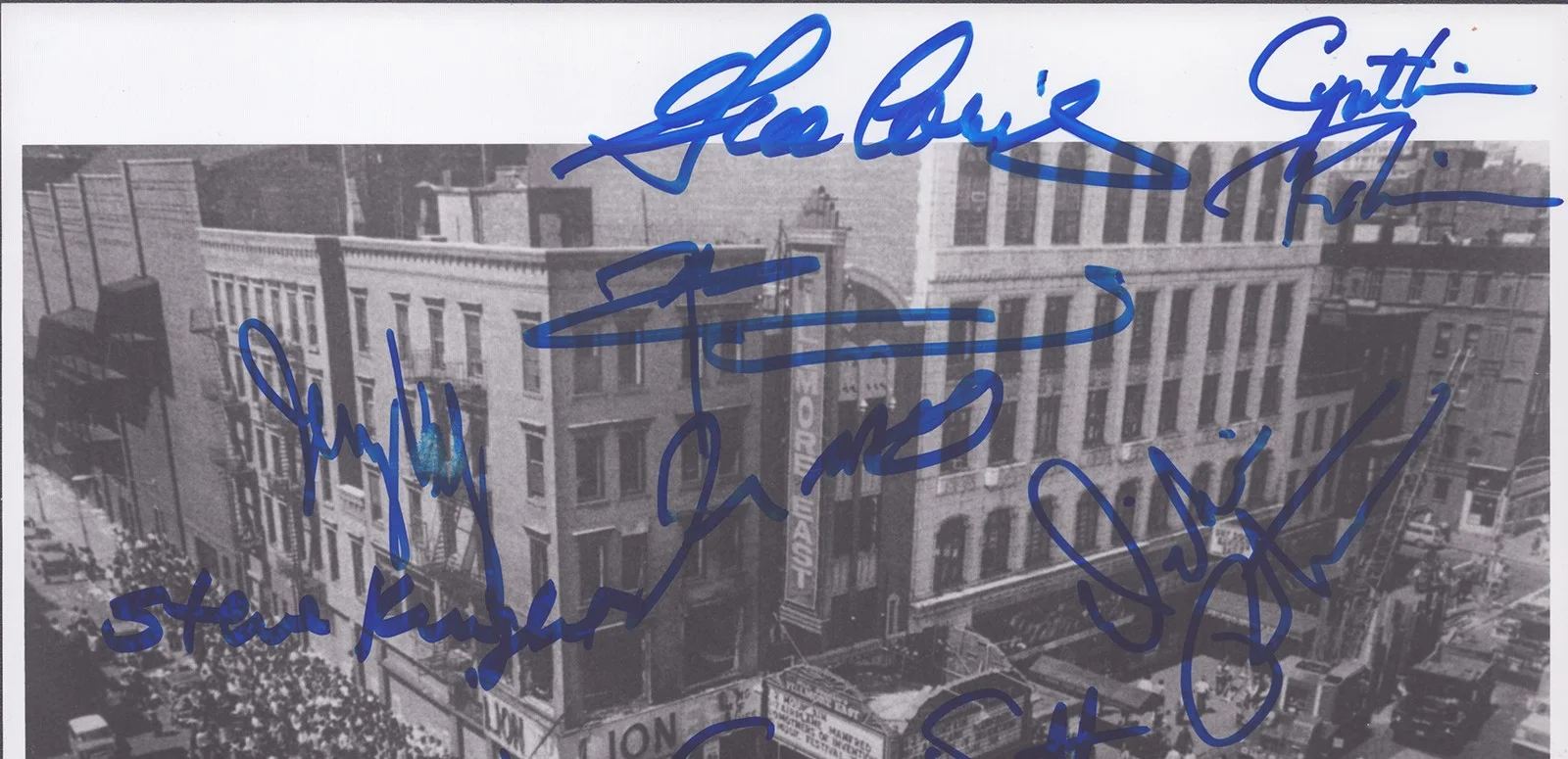 Fillmore East, Steve Knight, John Dawson, Gene Cornish — FILLMORE EAST - AUTOGRAPHED SIGNED PHOTOGRAPH WITH CO-SIGNERS, image 3