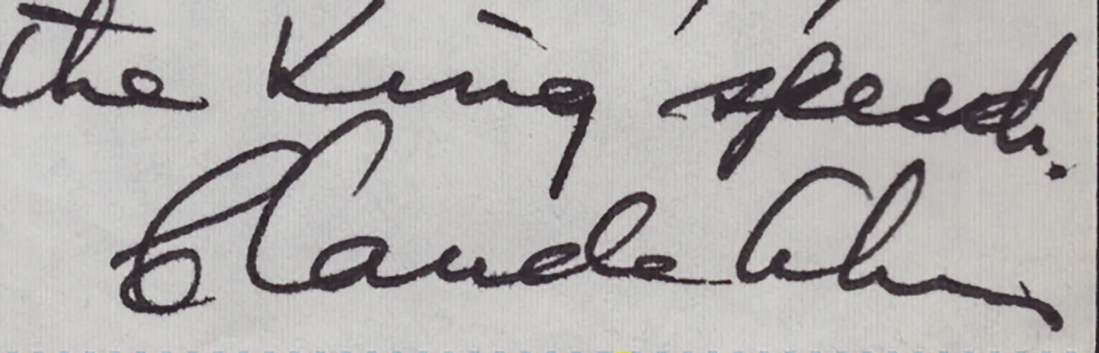 Claude Akins — CLAUDE AKINS - AUTOGRAPH LETTER SIGNED 04/20/1992, image 2