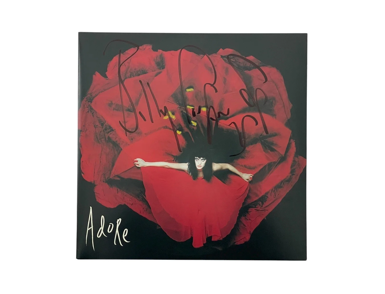 The Smashing Pumpkins Billy Corgan Autographed Adore Gray Marble Vinyl Record, image 2