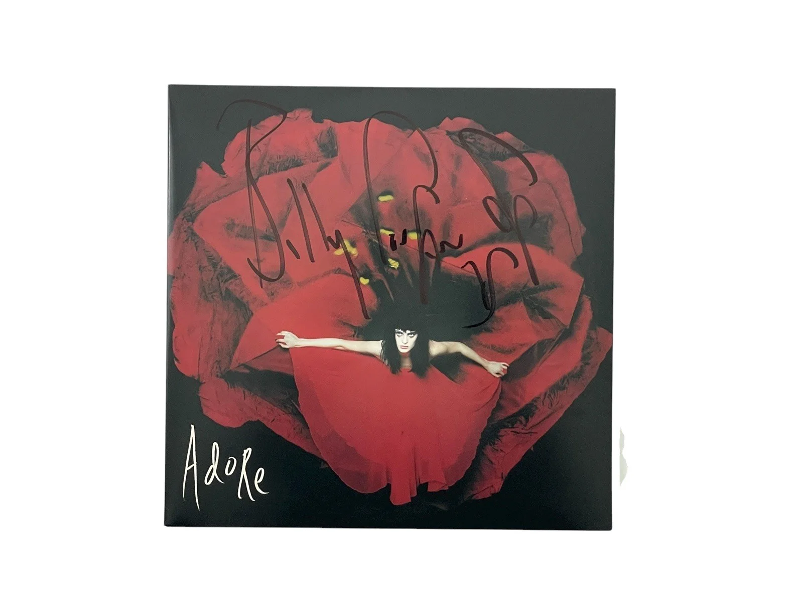 The Smashing Pumpkins Billy Corgan Autographed Adore Gray Marble Vinyl Record, image 5