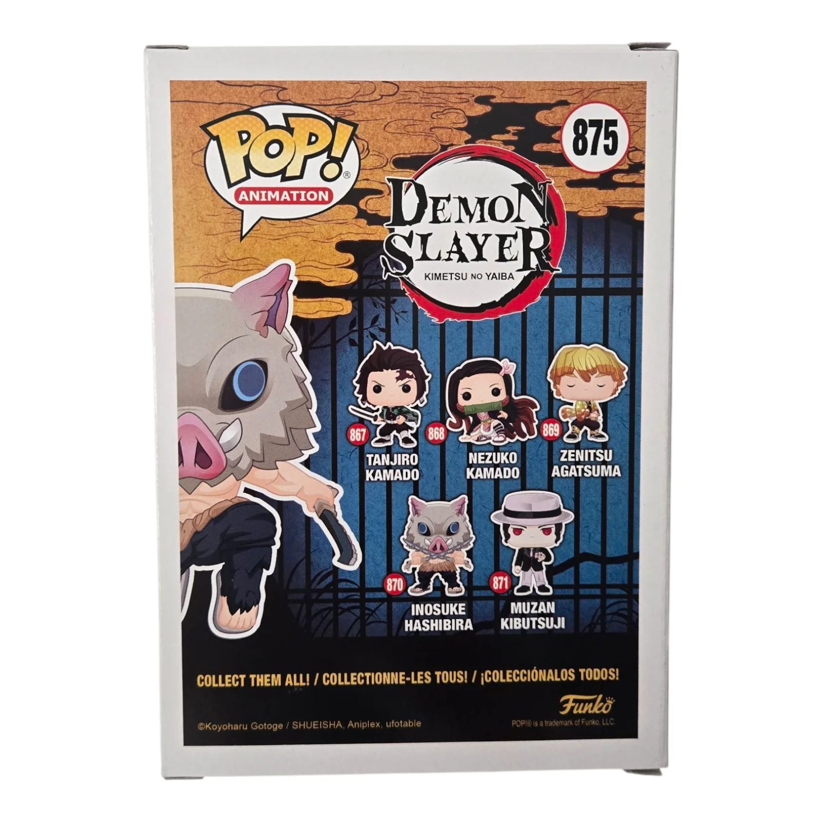 Bryce Papenbrook — Inosuke Signed Funko Pop Demon Slayer Bryce Papenbrook Autograph JSA COA Chalice, image 3