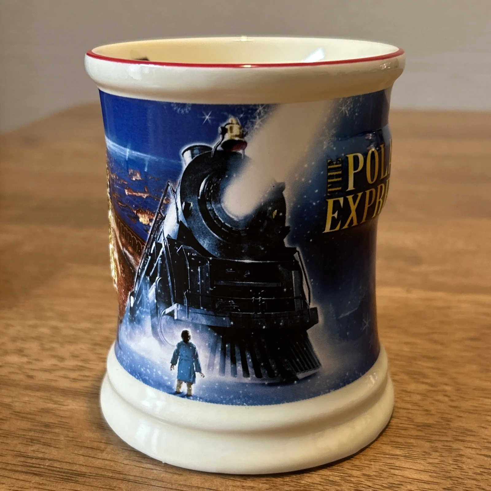 The Polar Express 3D Official Warner Brothers Hot Chocolate Christmas Mug VGC, image 3