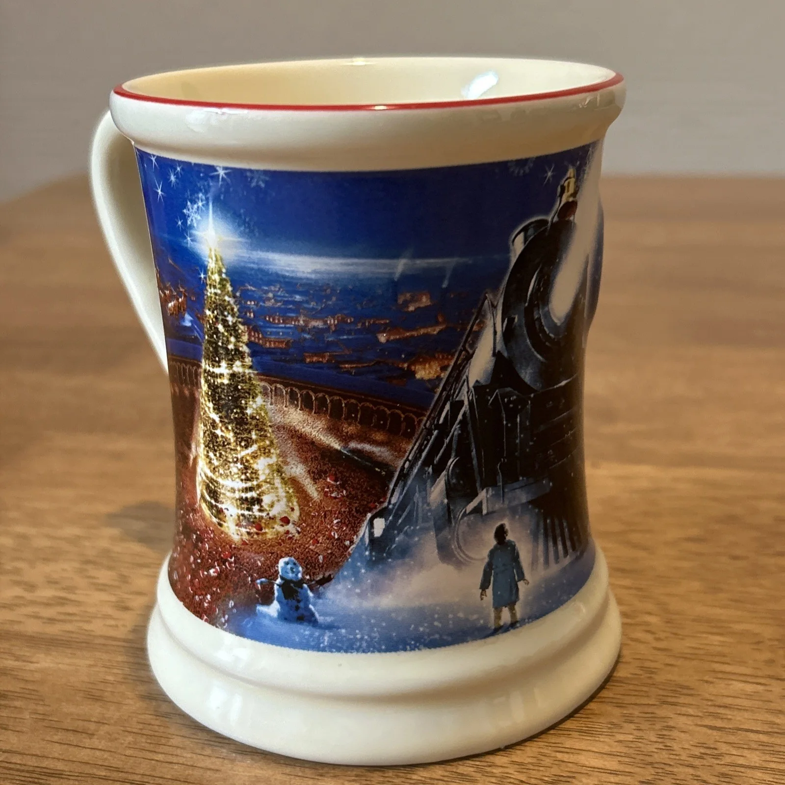 The Polar Express 3D Official Warner Brothers Hot Chocolate Christmas Mug VGC, image 4