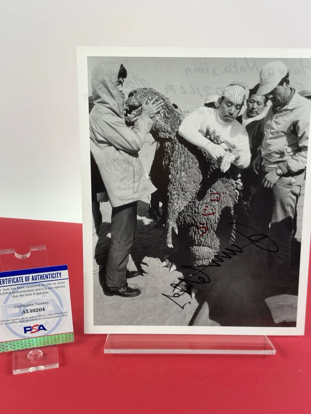 GODZILLA HARUO NAKAJIMA Hand Signed Autographed 8 X 10 PHOTO PSA Certified, изображение 2
