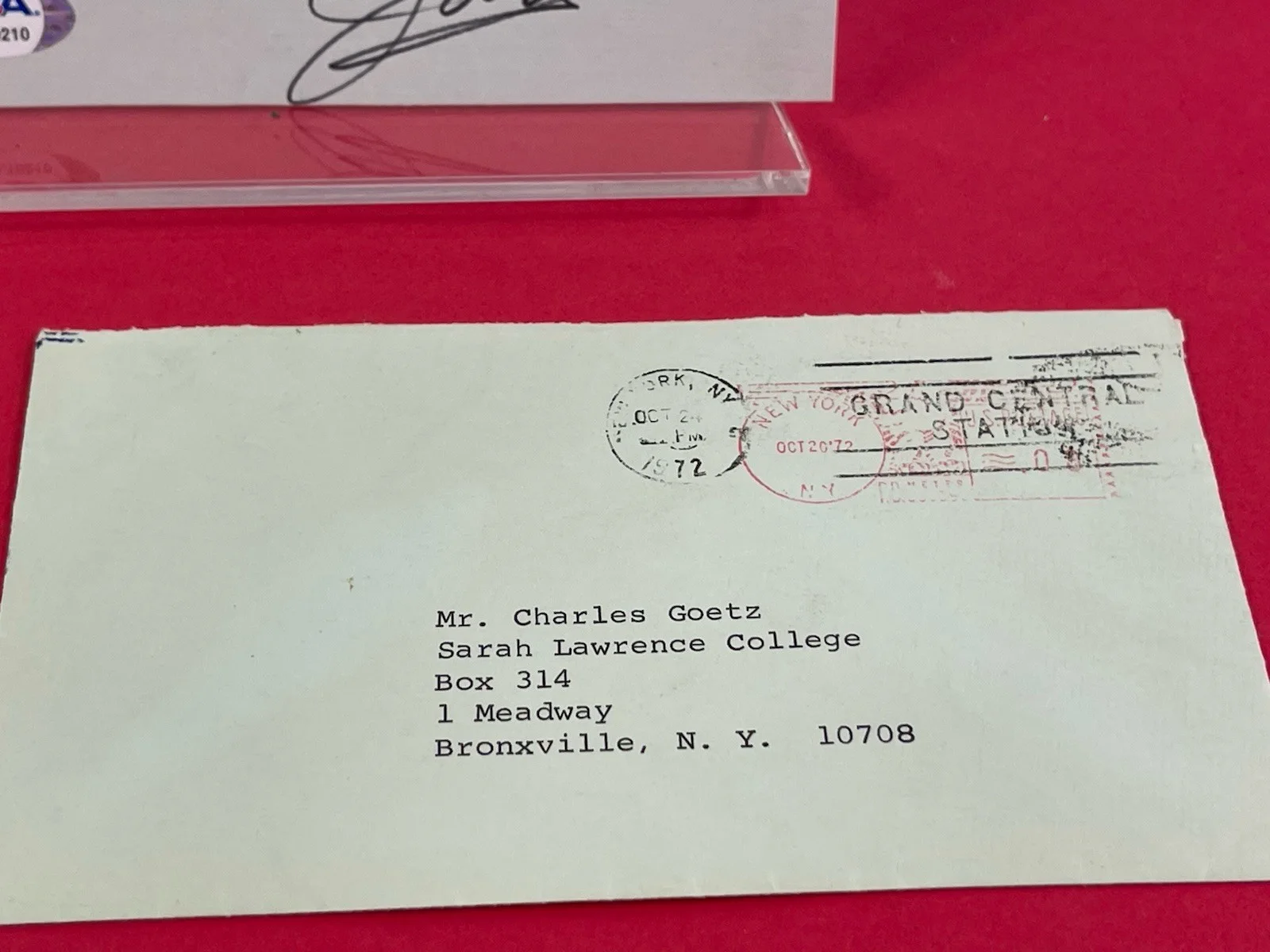 Joan Crawford — Joan Crawford Hand Signed Letter 1972 PSA Actress Academy Award Winner, изображение 5
