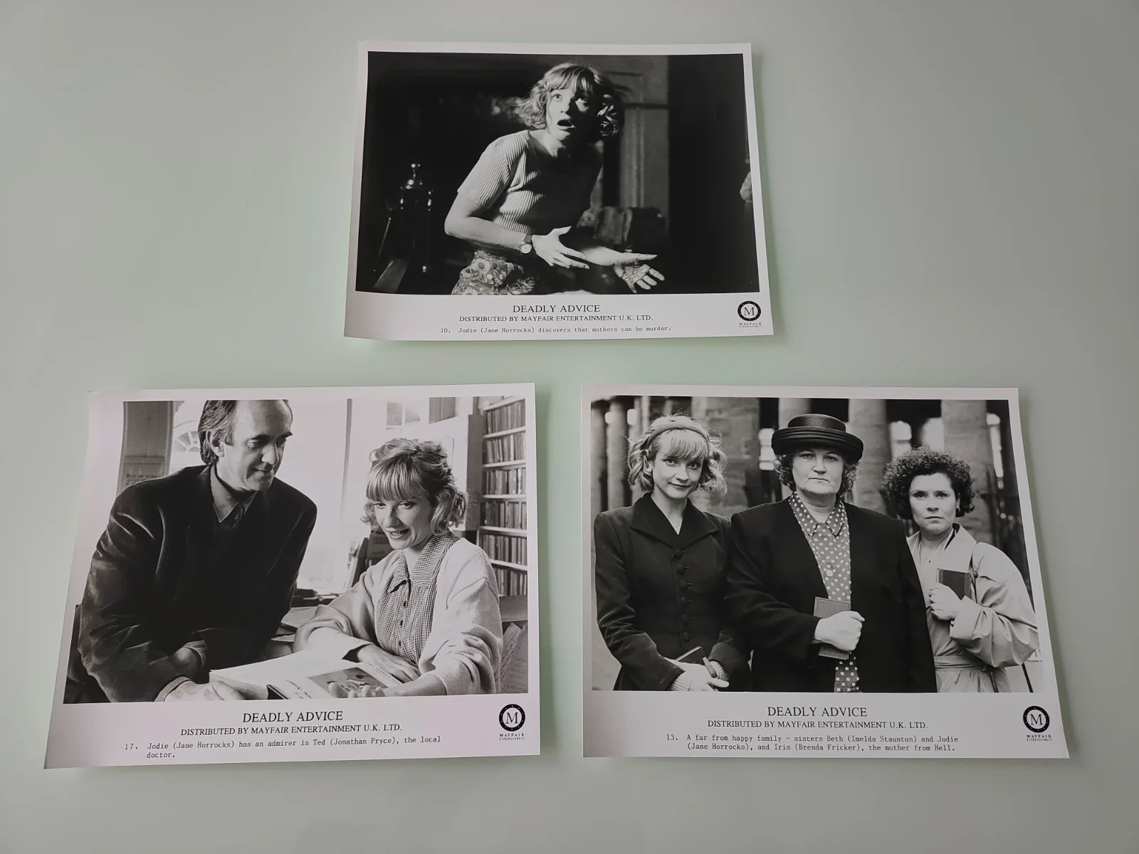 Deadly Advice (1994) - Rare Original UK Press Kit British Dark Comedy Thriller, image 2