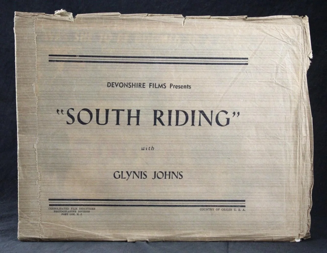 SET of 8 ORIGINAL LOBBY CARDS DEVONSHIRE FILMS SOUTH RIDING GLYNIS JOHNS 1947, image 2