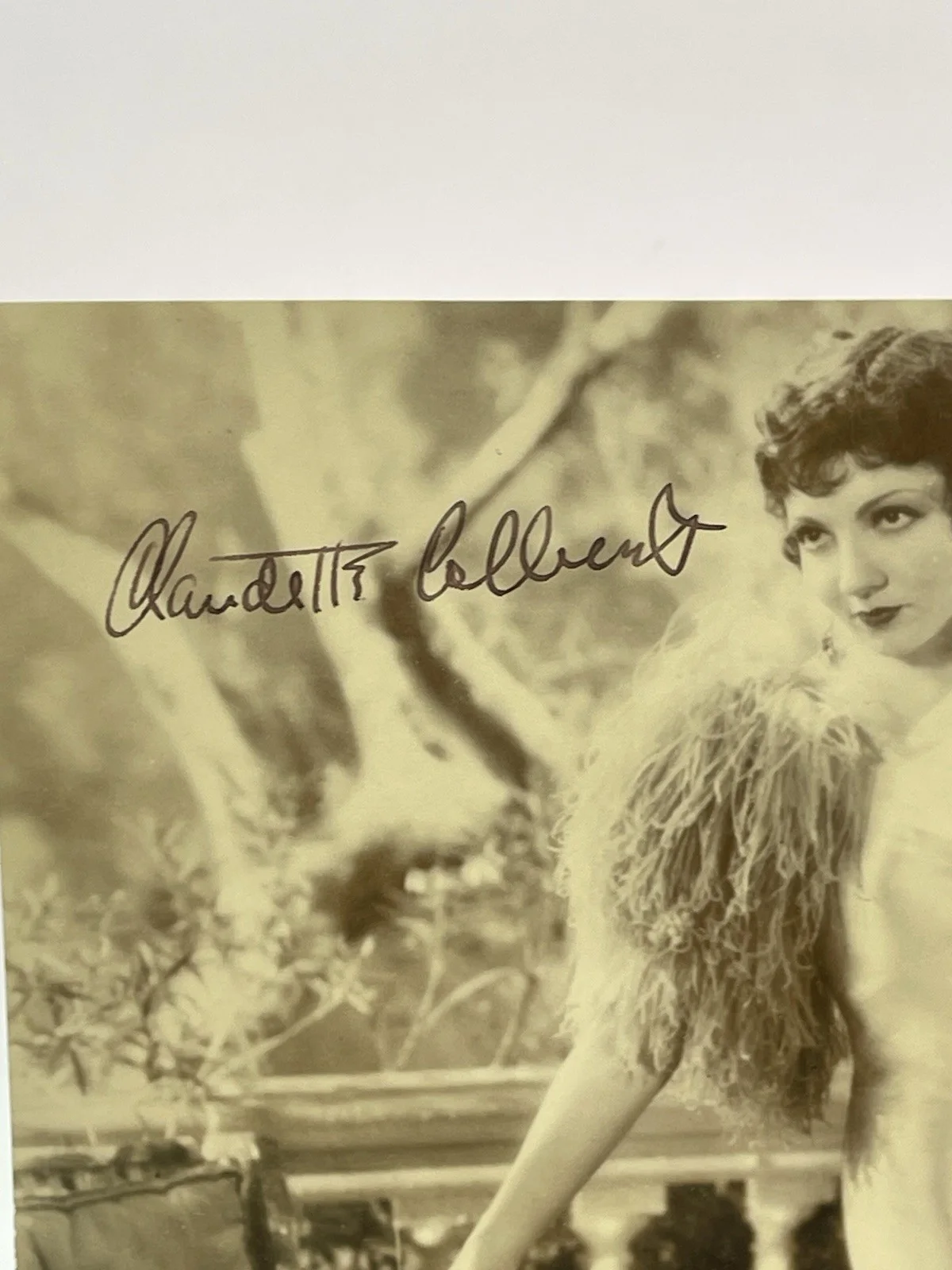 Claudette Colbert (RIP, 1996 ) PSA COA Certified Authentic Hand Signed 7x9, image 2