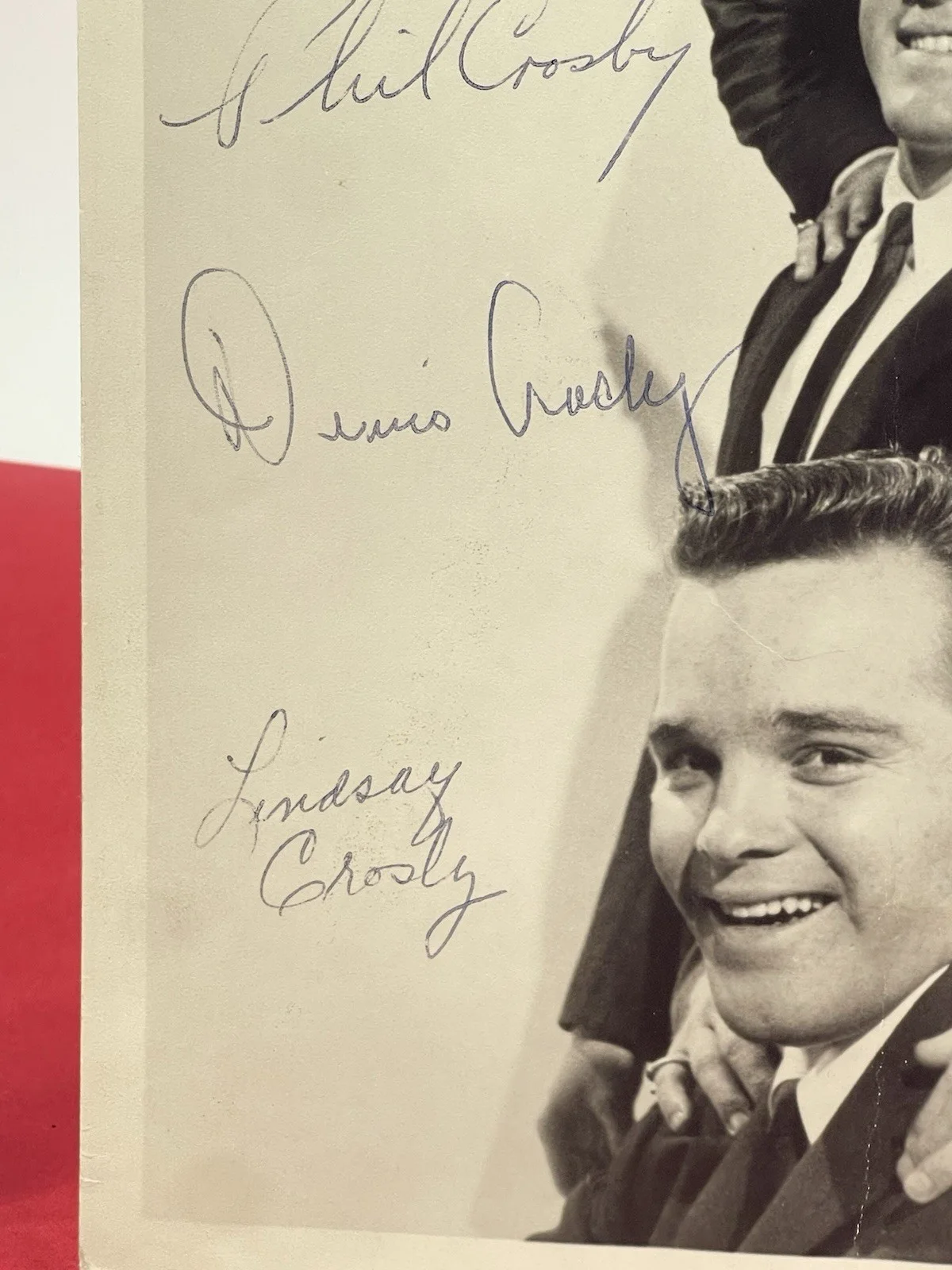 The Crosby Brothers PSA COA Certified Authentic Hand Signed By all Four 8x10, изображение 5