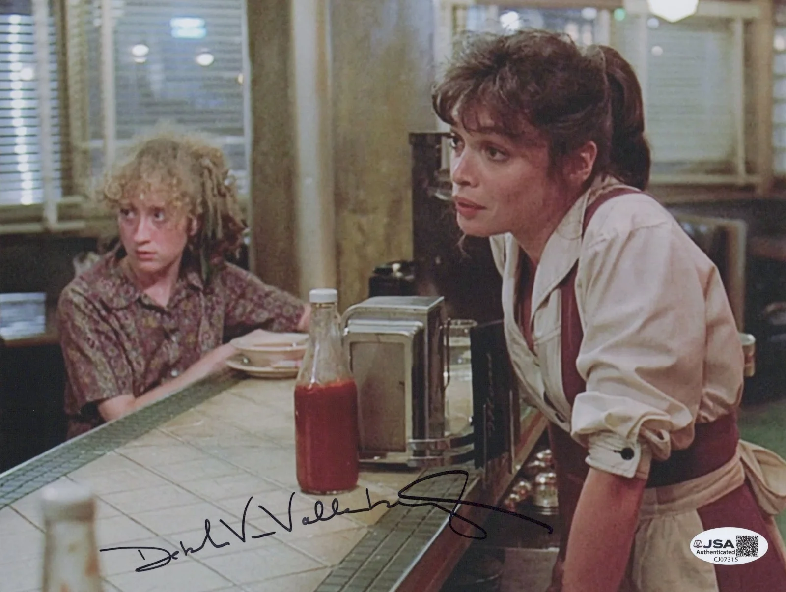 DEBORAH VAN VALKENBURGH — DEBORAH VAN VALKENBURGH Signed STREETS OF FIRE 8x10 Photo REVA Autograph JSA