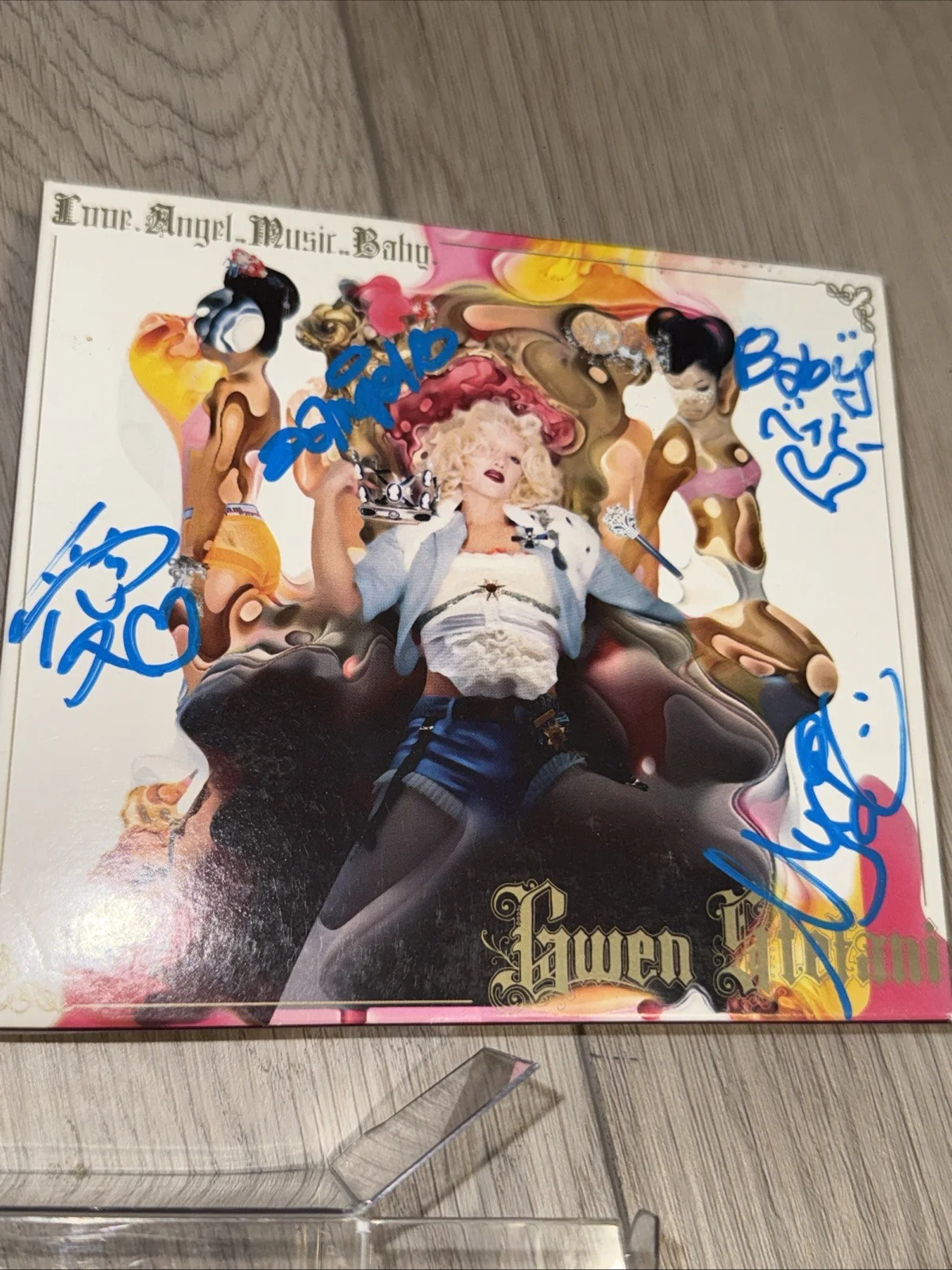 Gwen Stefani No Doubt Rare Cd Box Set Signed Love Music Angel Baby Y2K OG VTG, изображение 4