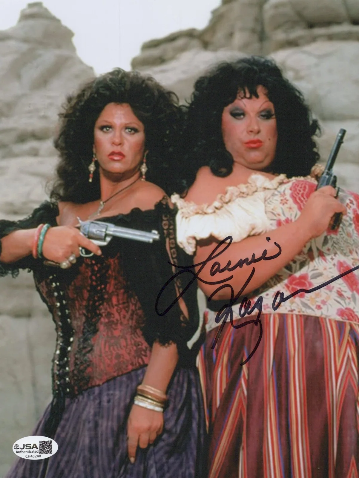Lainie Kazan — LAINIE KAZAN Signed 8x10 PHOTO LUST IN THE DUST Autograph MARGUERITA JSA COA