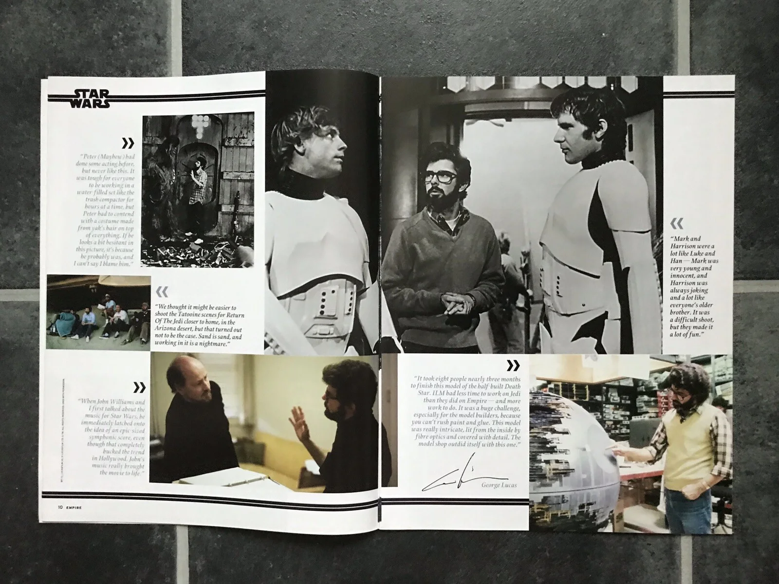STAR WARS EMPIRE STRIKES BACK Movie Mag HARRISON FORD CARRIE FISHER MARK HAMILL, изображение 3