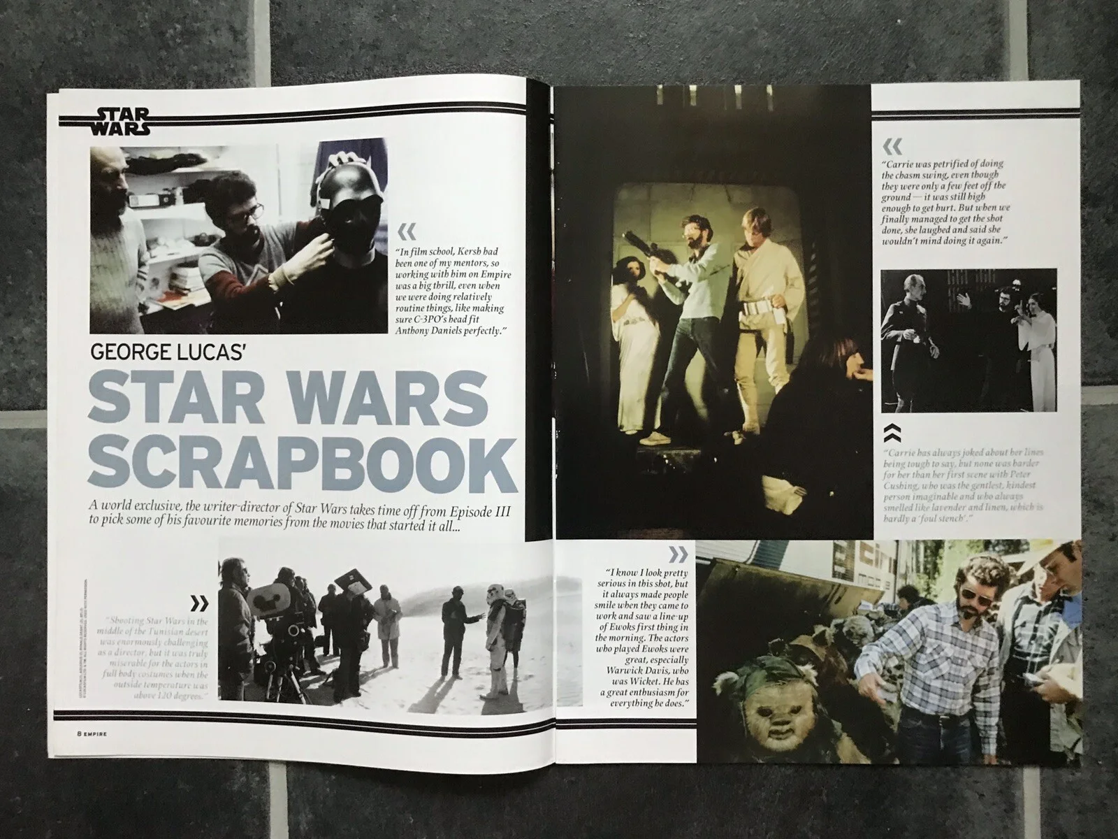 STAR WARS EMPIRE STRIKES BACK Movie Mag HARRISON FORD CARRIE FISHER MARK HAMILL, изображение 4