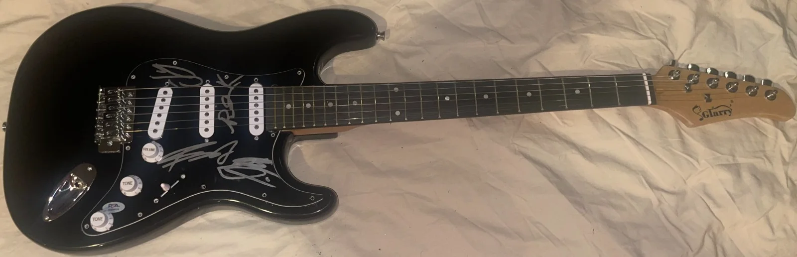Mastodon Brent Hinds +3 Full Band Signed Electric Guitar PSA RARE, изображение 3