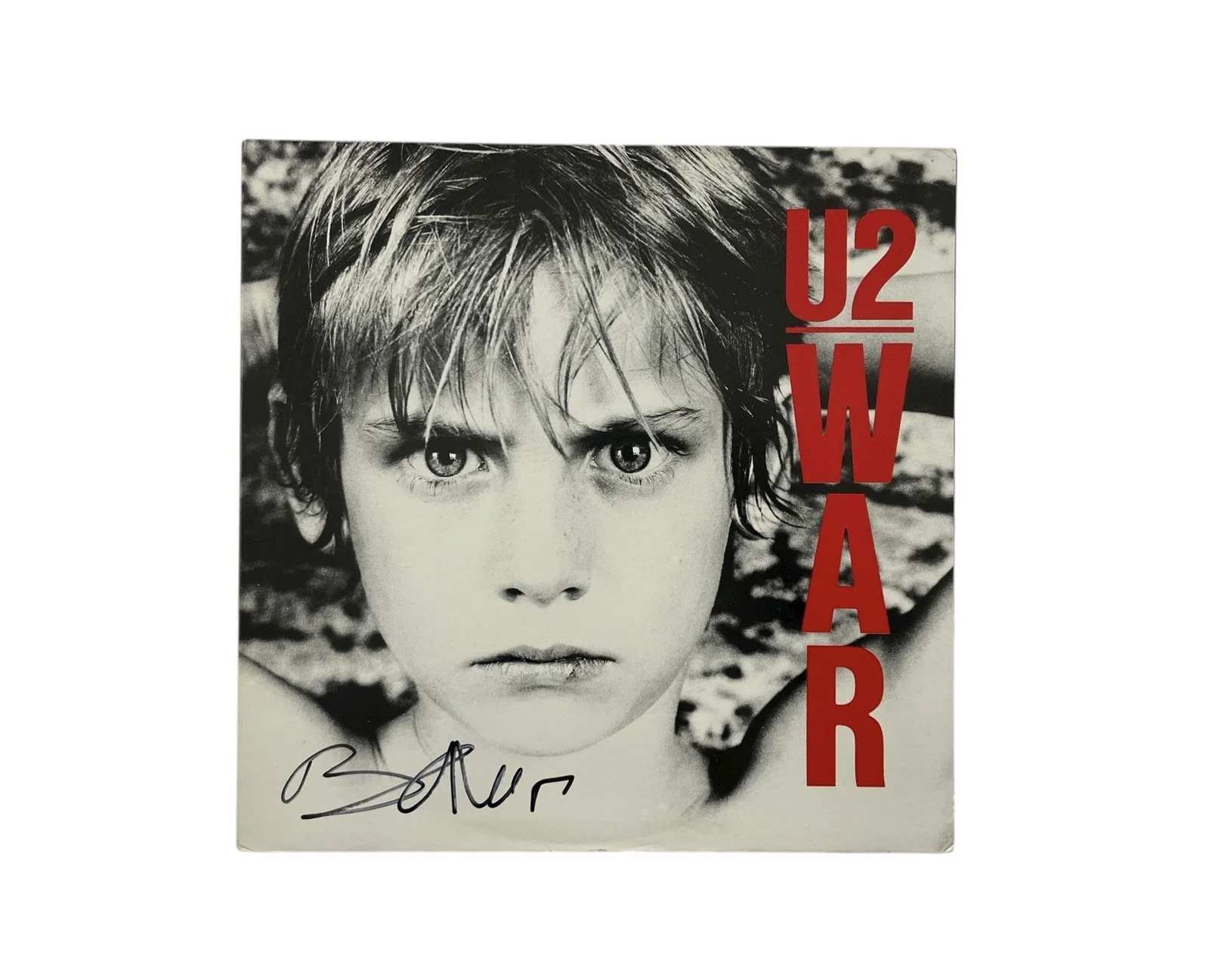 U2 Bono Authentic Signed Autographed War Vinyl LP Record PSA DNA Certified Rare, image 5