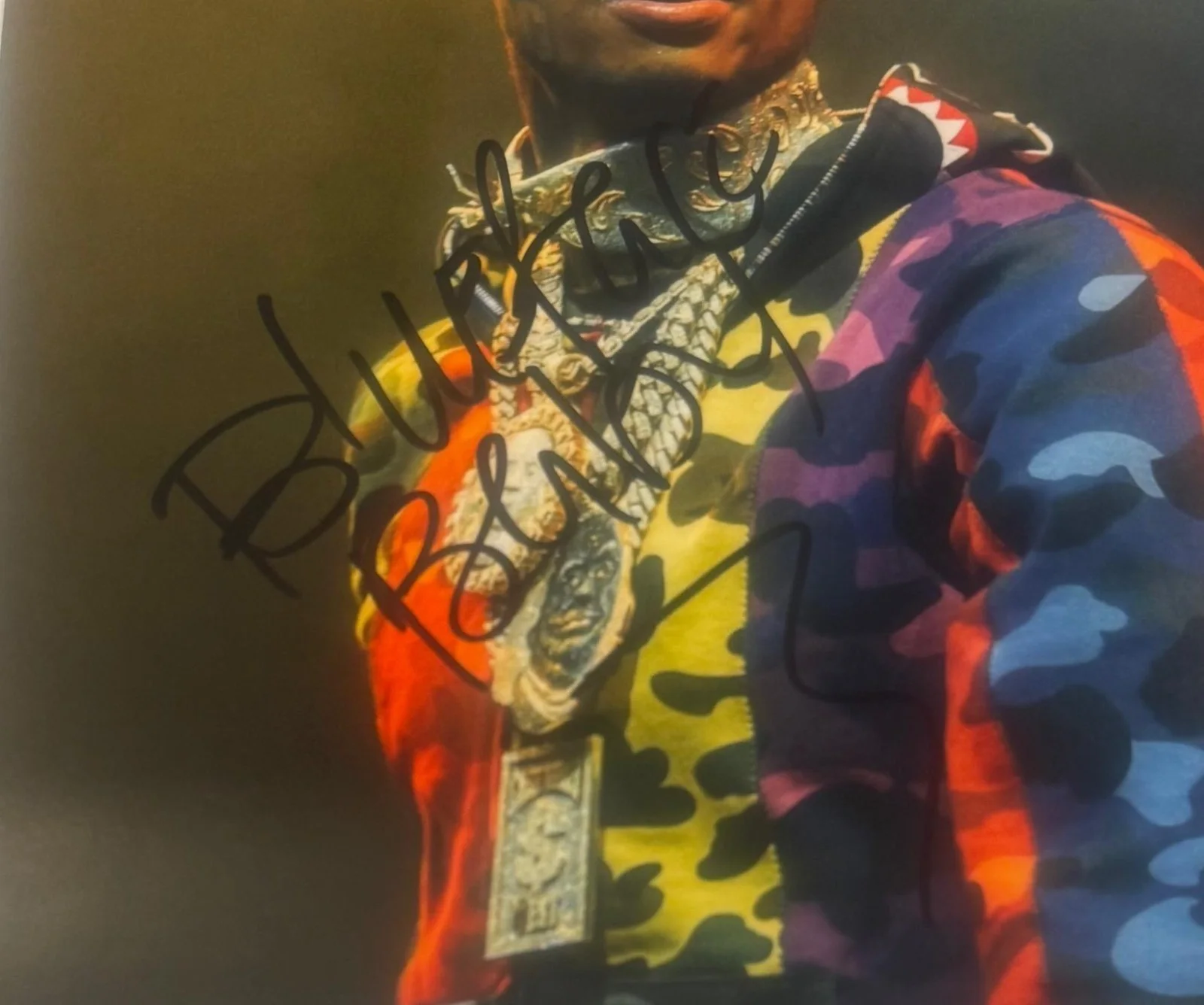 BLUEFACE Autographed 8x10 Photo AUTO SIGNED, image 2