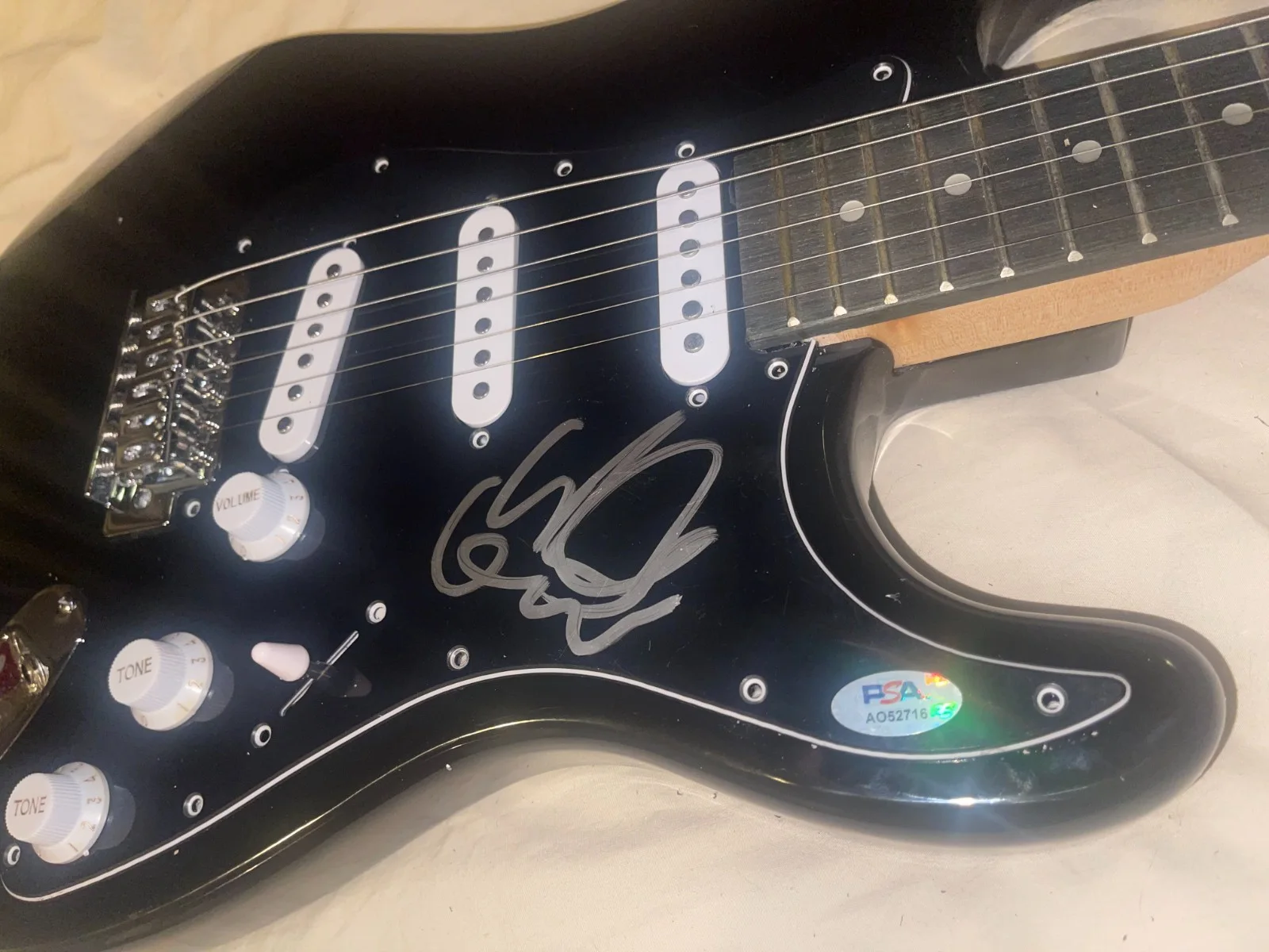 Wes Borland Limp Bizkit Significant Other Nookie Signed Electric Guitar PSA RARE, изображение 2