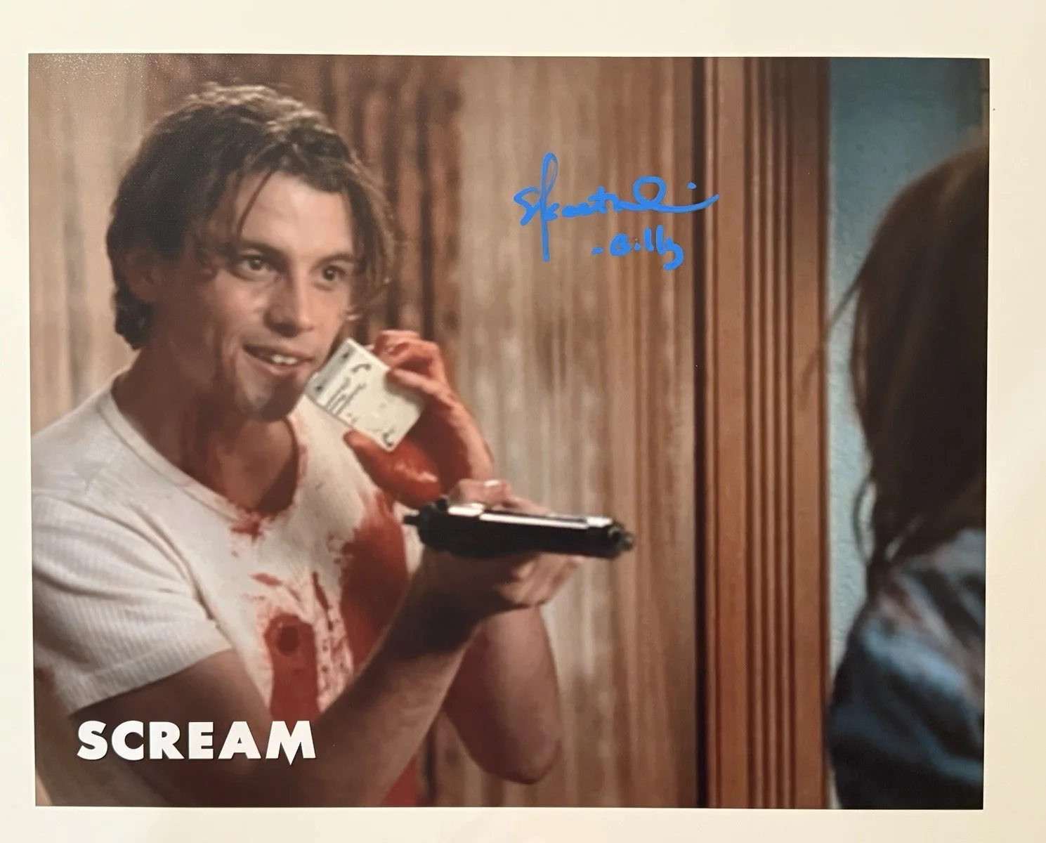 Skeet Ulrich — Skeet Ulrich Signed 11x14 Photo Scream 1996 EXACT PROOF Billy Loomis A