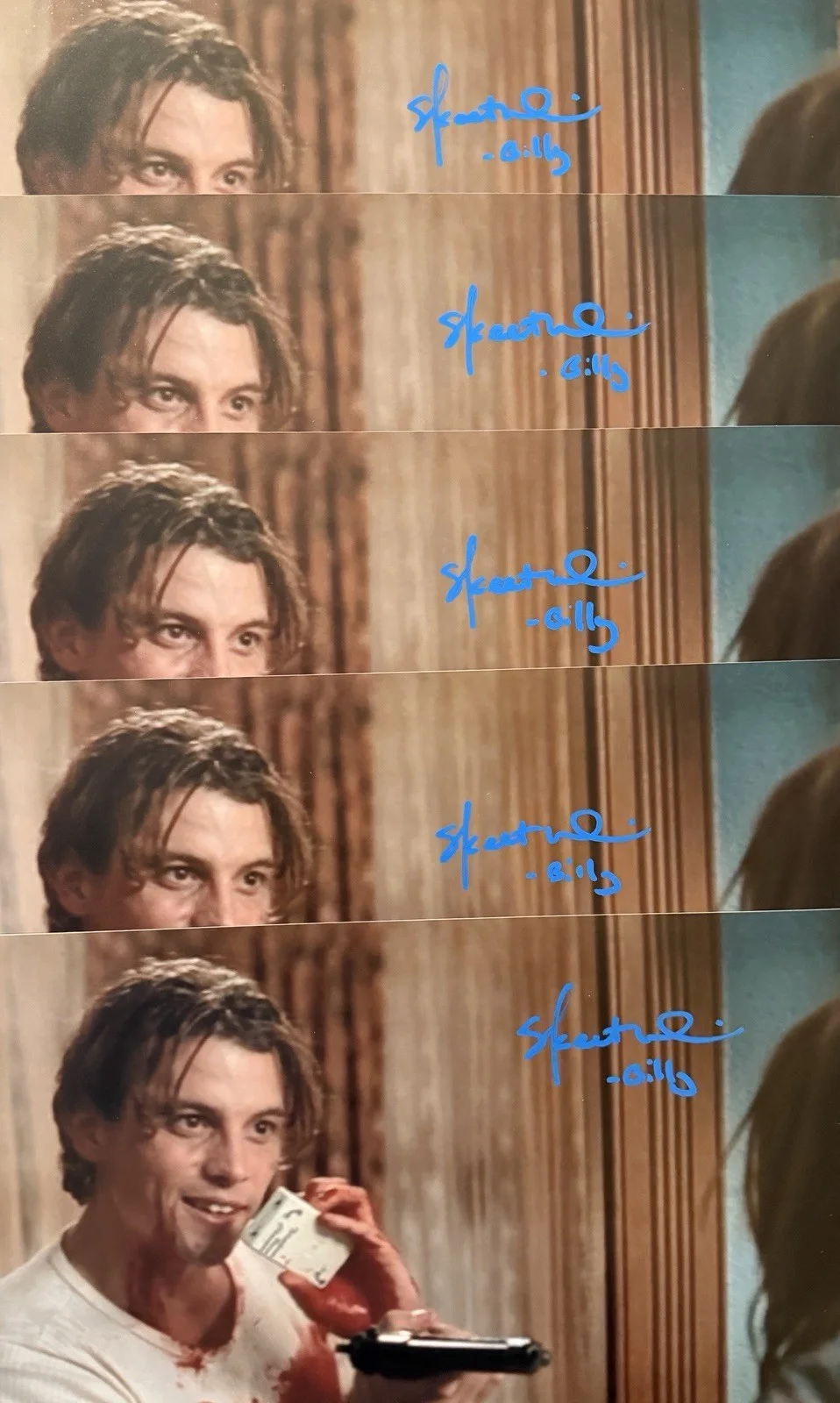 Skeet Ulrich — Skeet Ulrich Signed 11x14 Photo Scream 1996 EXACT PROOF Billy Loomis A, изображение 3