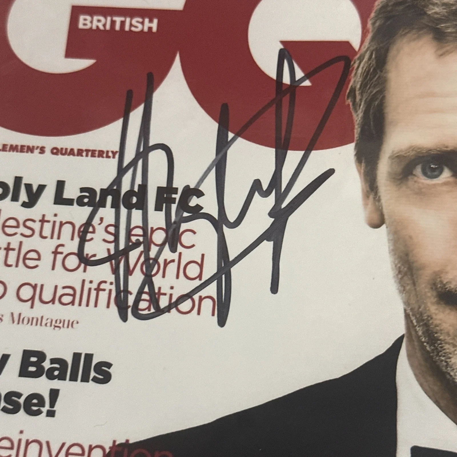Hugh Laurie - Signed Auto - 8x10 Photo - With COA - “Music Man Of The Year”, изображение 5