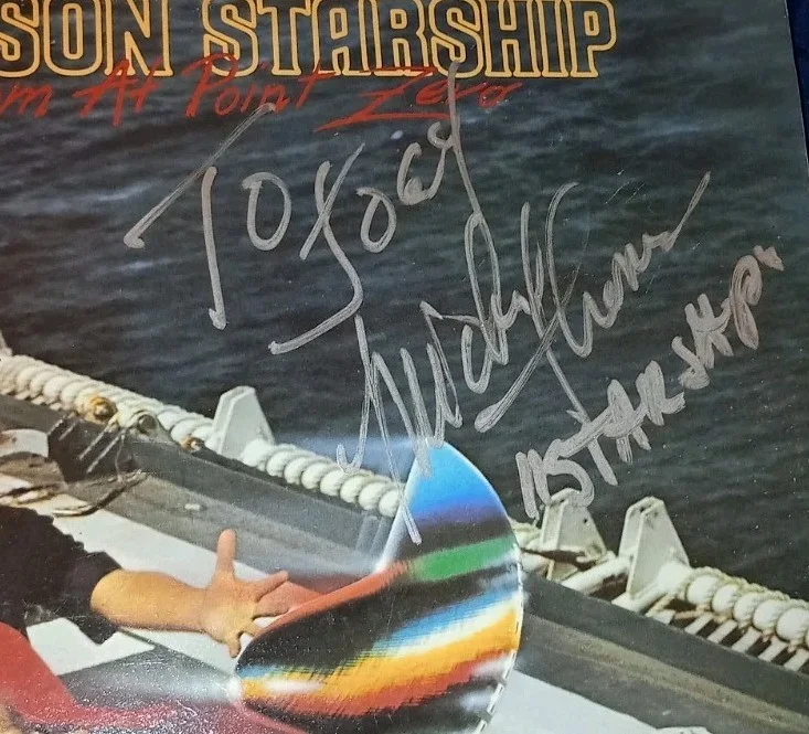 Mickey Thomas Signed LP Jefferson Starship Freedom At Point Zero, image 2