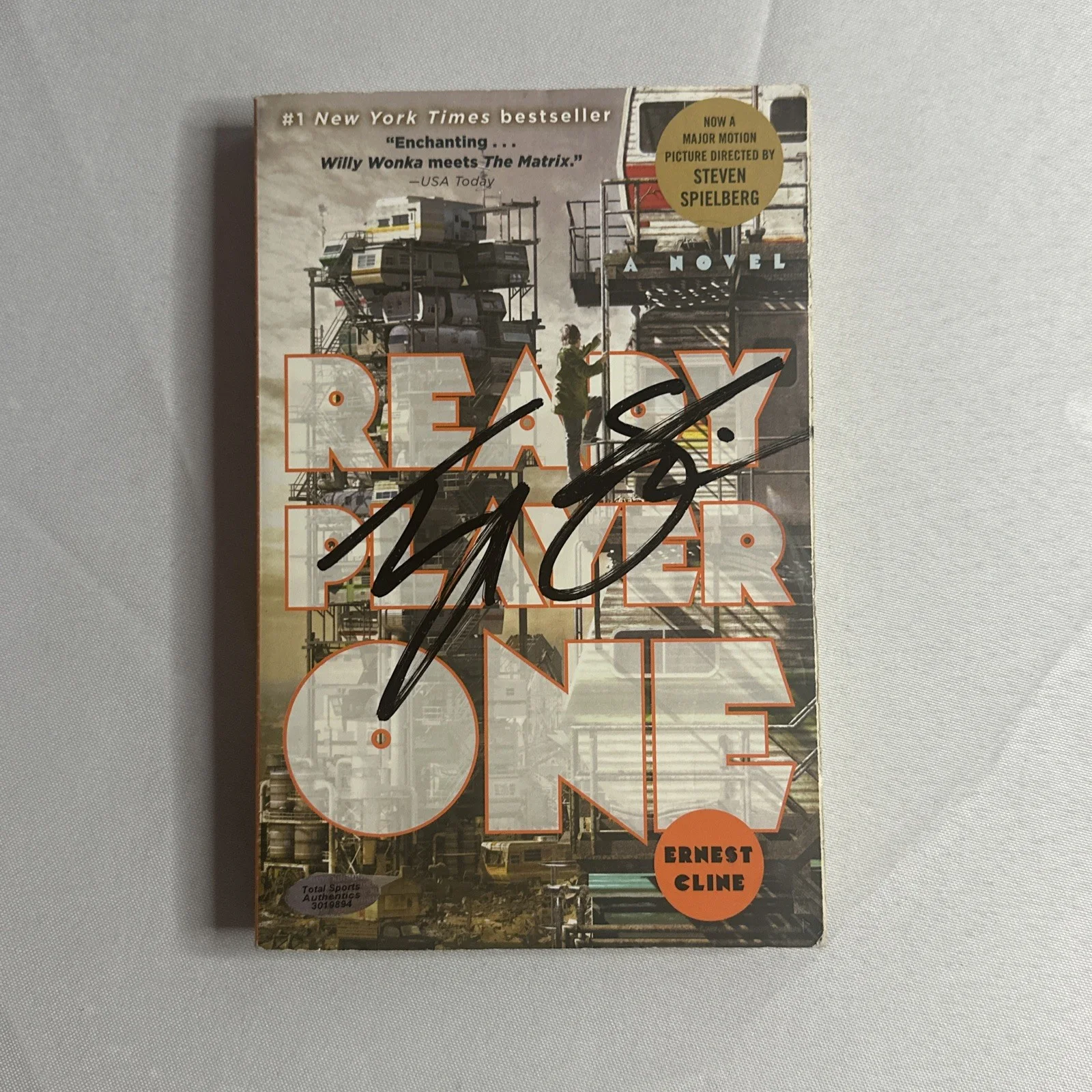 Tye Sheridan - Signed Auto - “Ready Player One” - Book - With COA - “Wet Ink”, image 2