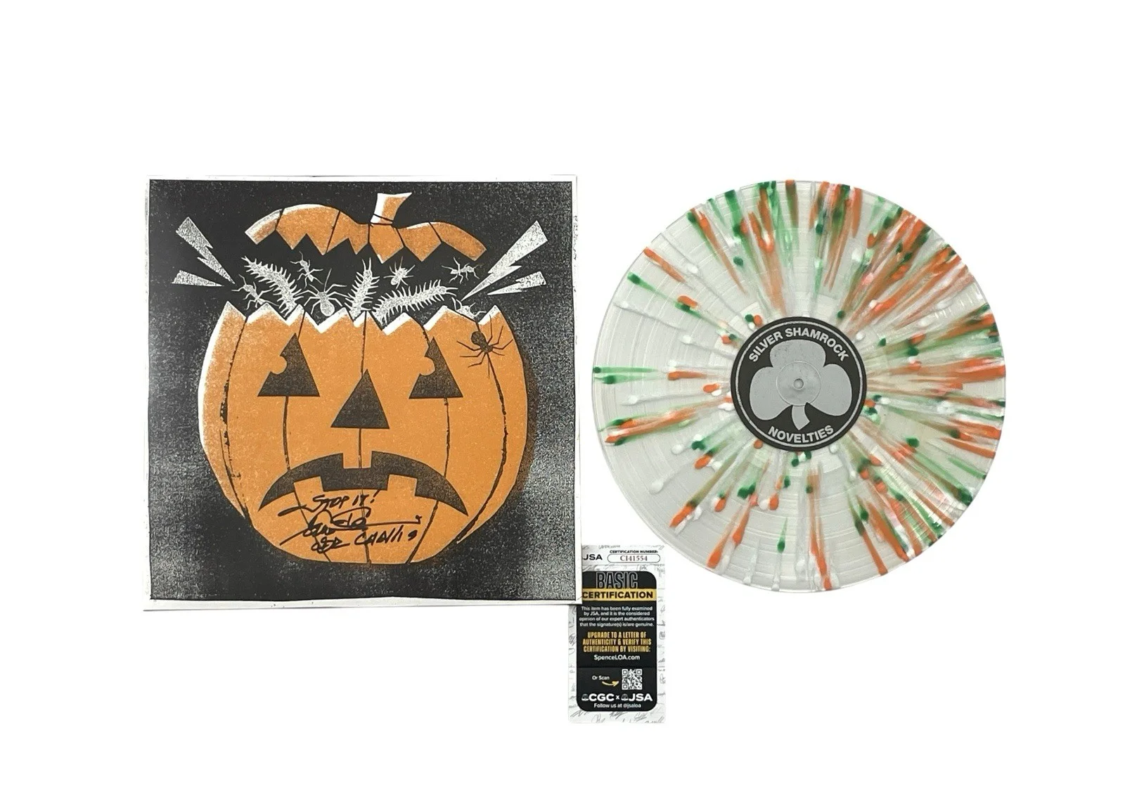 Tom Atkins — Halloween III The Season Of The Witch Signed Mondo Soundtrack Album Tom Atkins